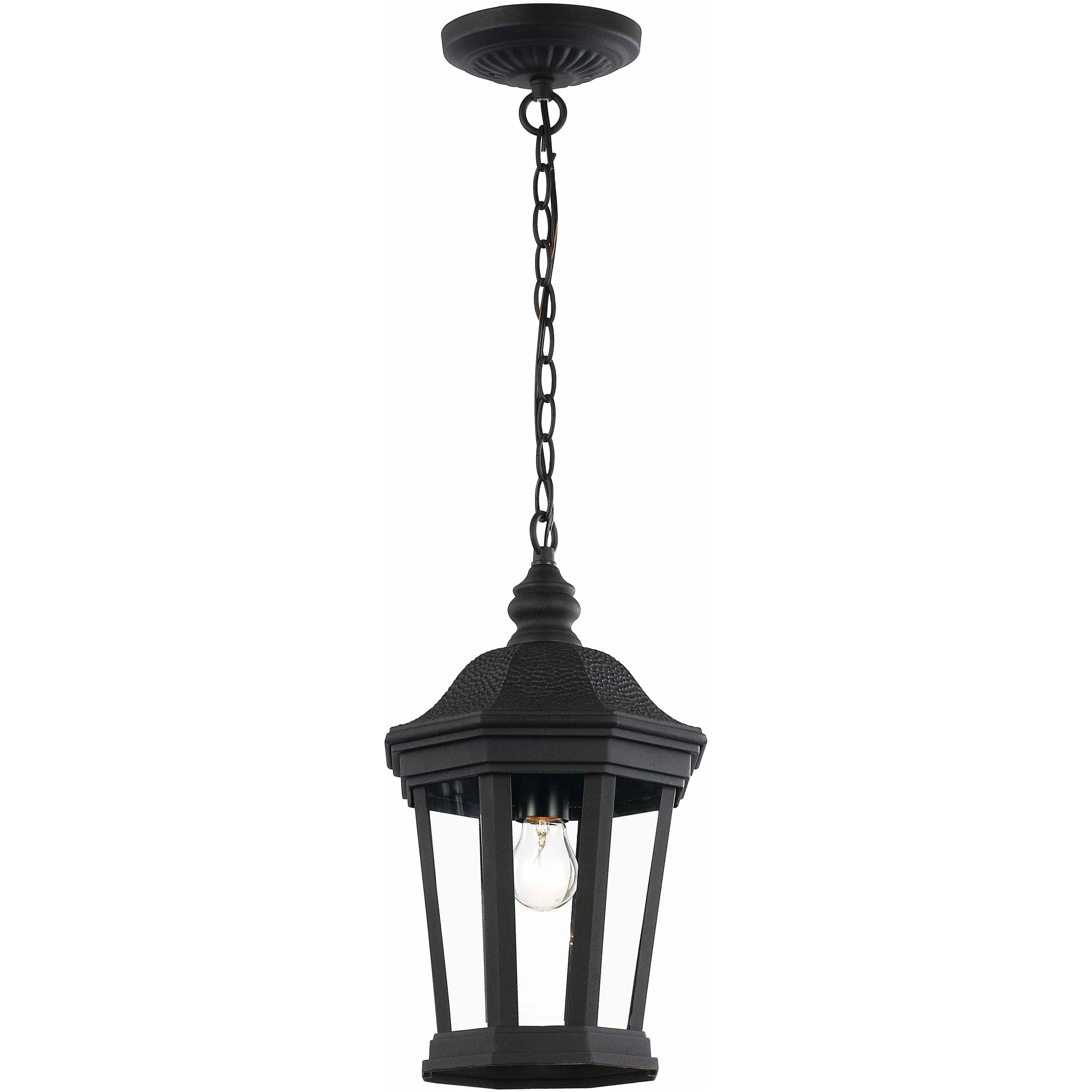 Montreal Lighting & Hardware - Westfield One Light Hanging Lantern by Trans Globe Lighting | QUICK SHIP - 40405 BK-OS | Montreal Lighting & Hardware