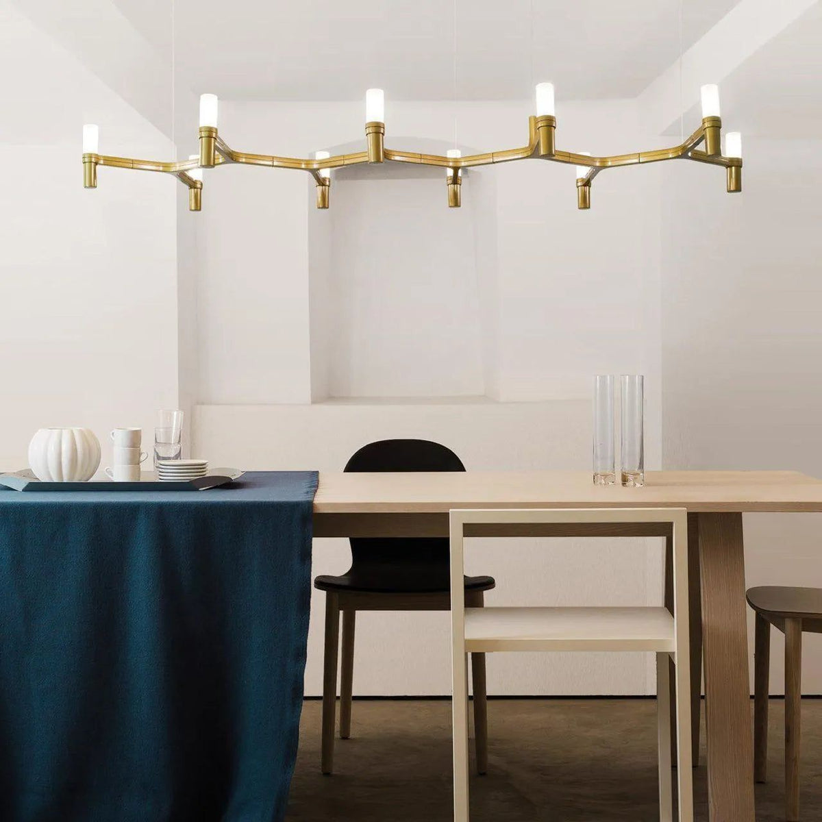 Nemo Lighting - Crown Plana Linea Pendant - CRO HNW 54 | Montreal Lighting & Hardware