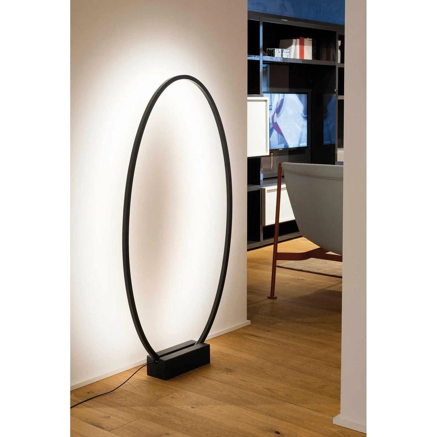 Nemo Lighting - Ellisse Floor Lamp - ELP LNN 21 + ELP BNN 21 | Montreal Lighting & Hardware