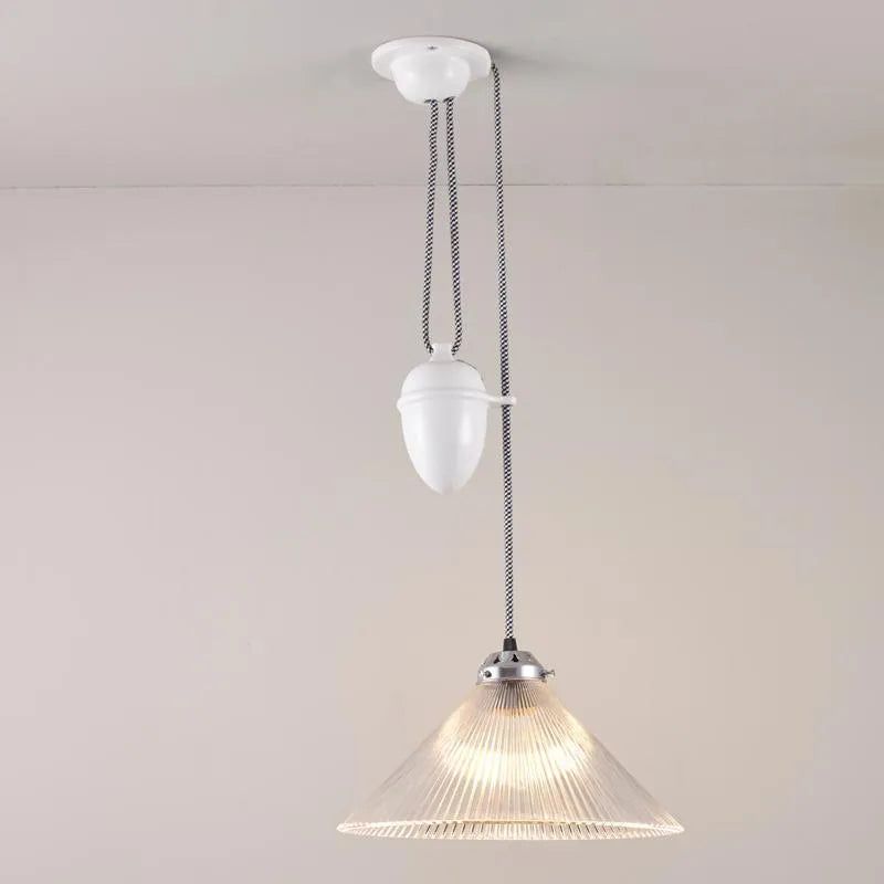 Original BTC - Coolie Prismatic Rise & Fall Pendant - US-FP297N | Montreal Lighting & Hardware