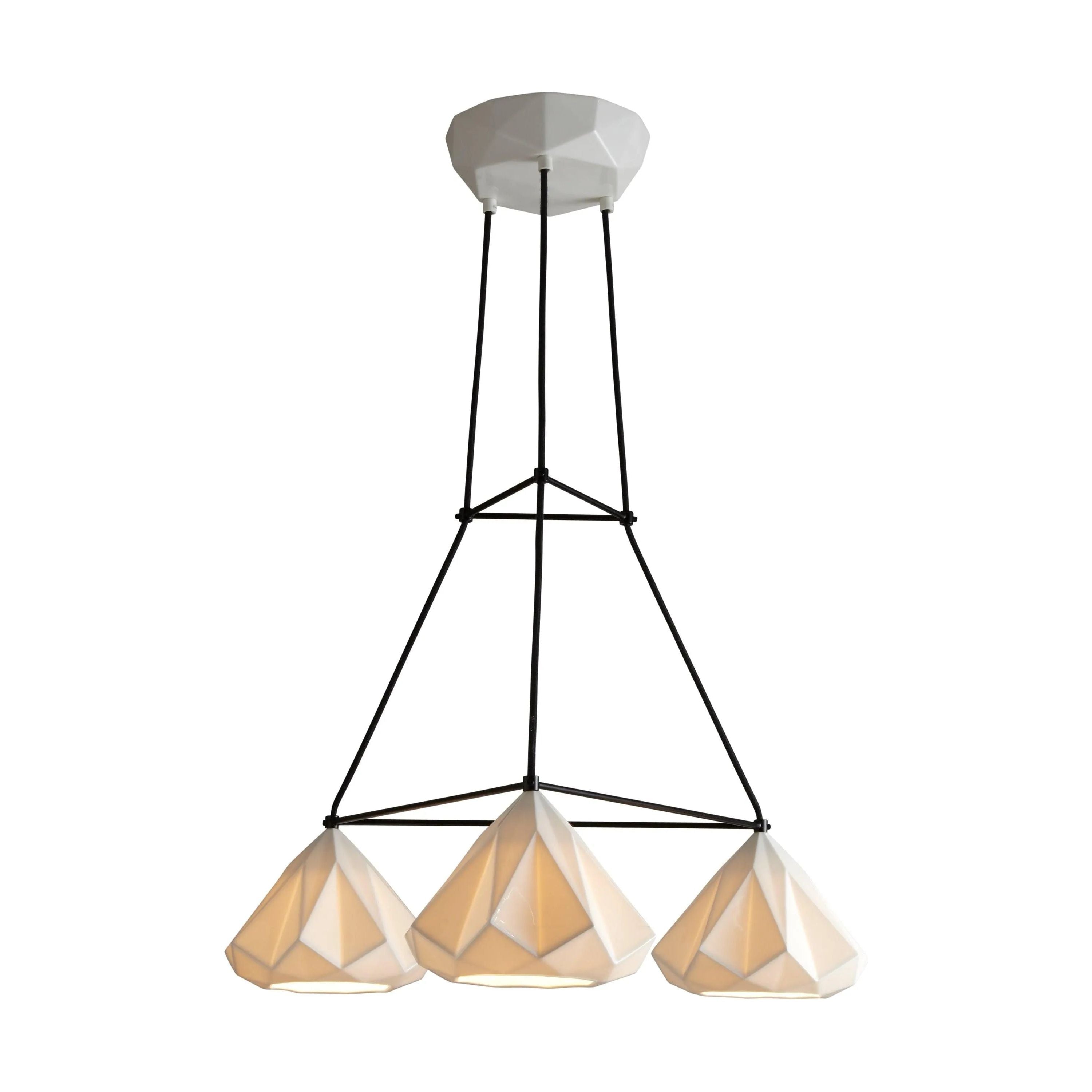 Original BTC - Hatton 1 Triangular Multi-Pendant - US-FP558N | Montreal Lighting & Hardware