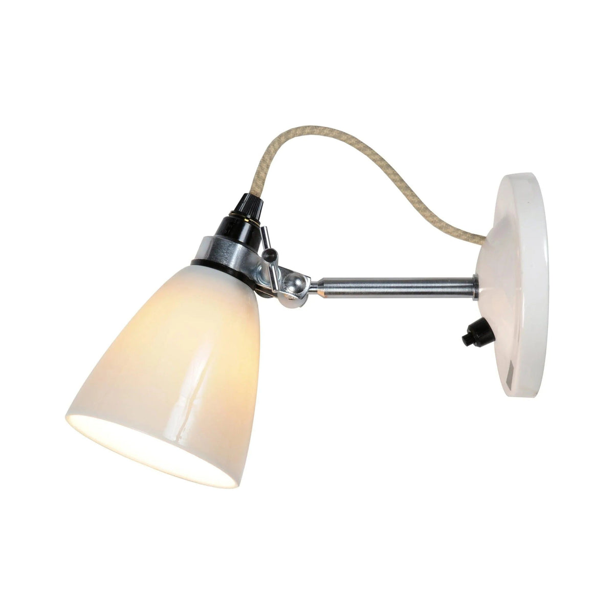 Original BTC - Hector Switched Small Dome Wall Light - US-FW396N | Montreal Lighting & Hardware