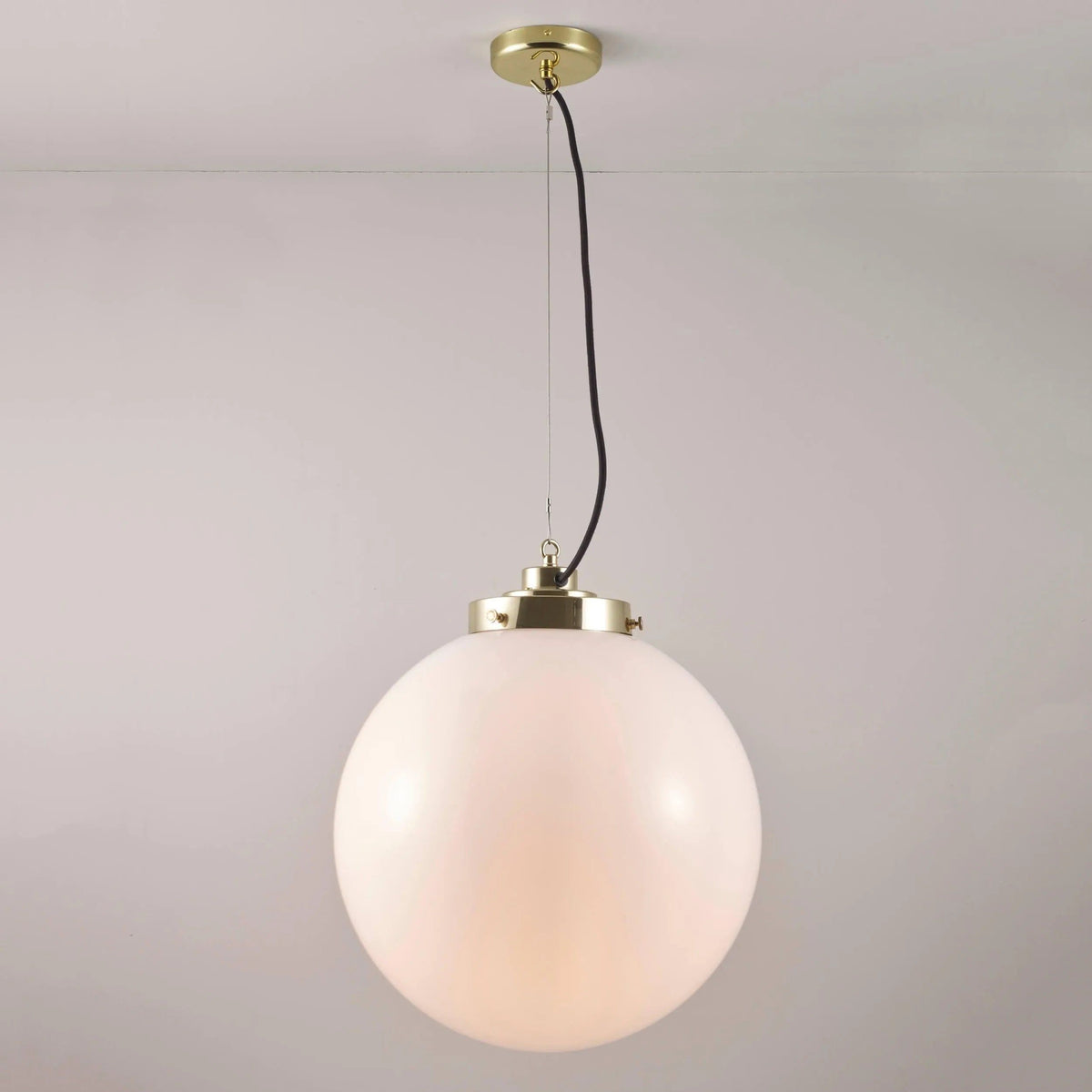 Original BTC - Large Globe Pendant - US-FP542OP/BR | Montreal Lighting & Hardware