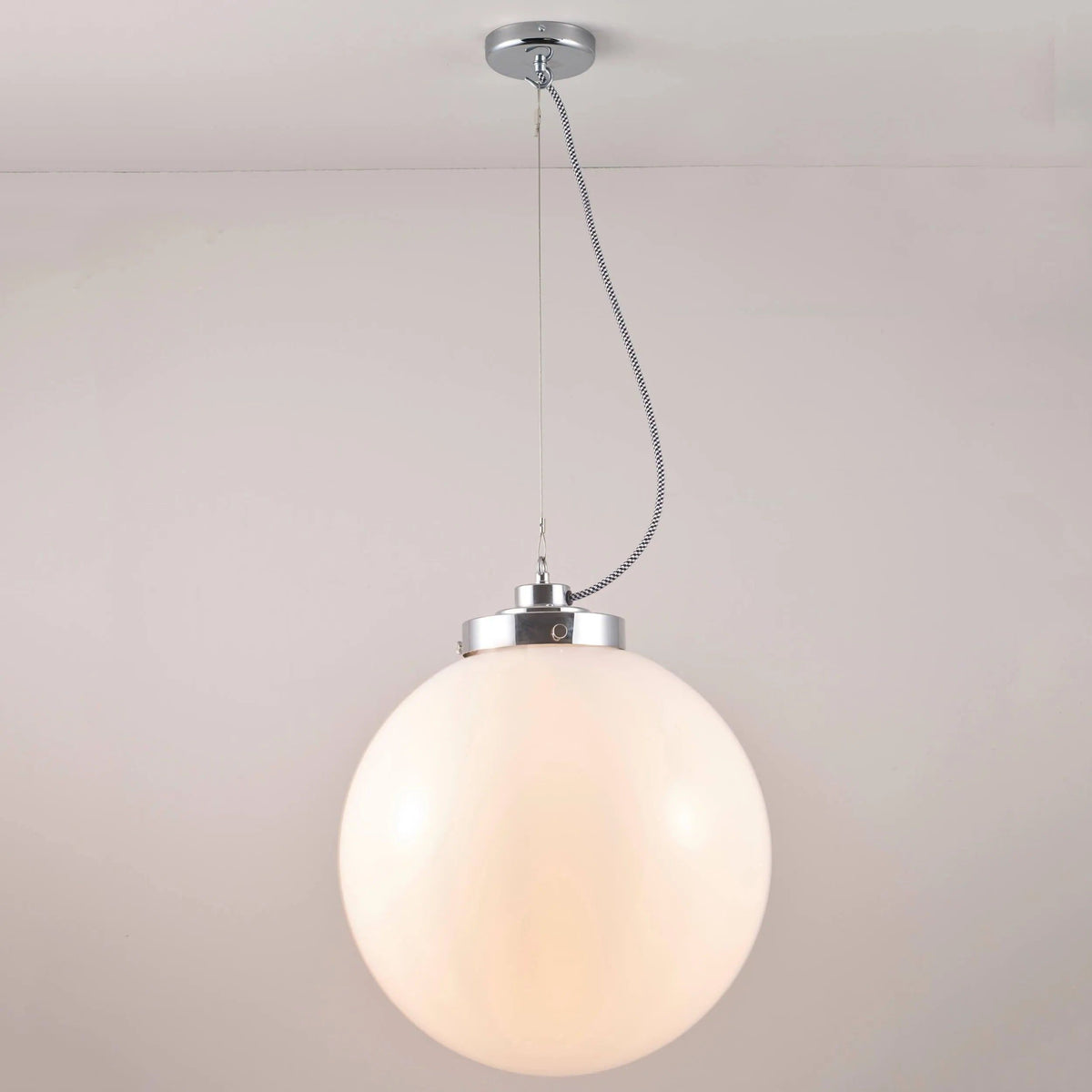 Original BTC - Large Globe Pendant - US-FP542OP/CH | Montreal Lighting & Hardware