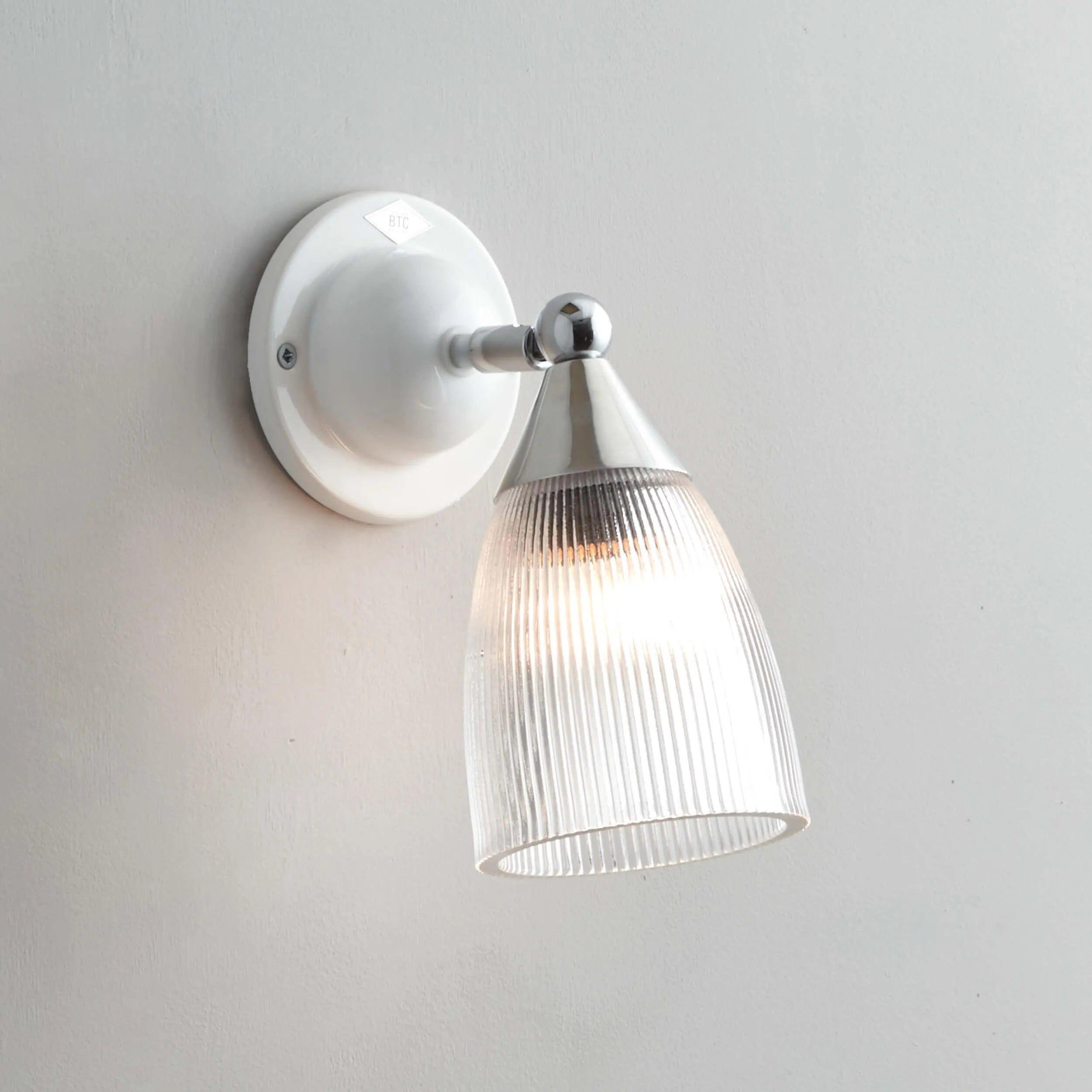 Original BTC - Mann Prismatic Wall Light - US-FW328N | Montreal Lighting & Hardware