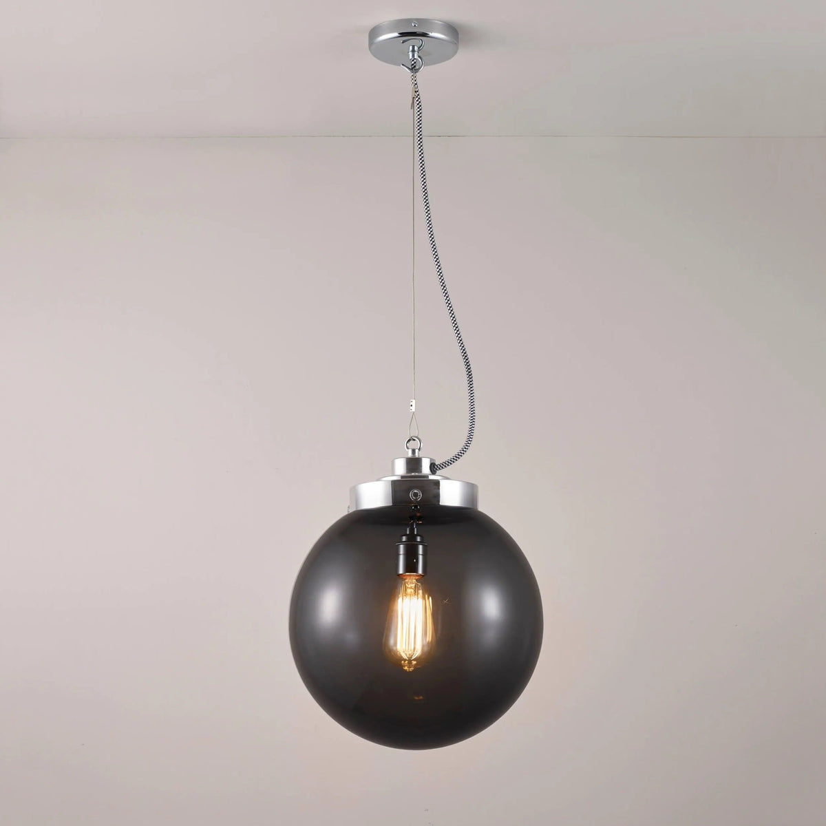 Original BTC - Medium Globe Pendant - US-FP541AN/CH | Montreal Lighting & Hardware