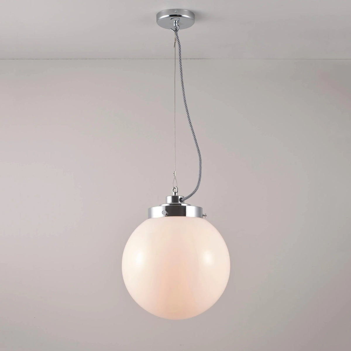 Original BTC - Medium Globe Pendant - US-FP541OP/CH | Montreal Lighting & Hardware