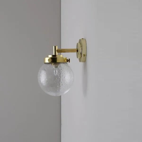 Original BTC - Mini Globe Wall Light - US-FW543/AN/BR | Montreal Lighting & Hardware