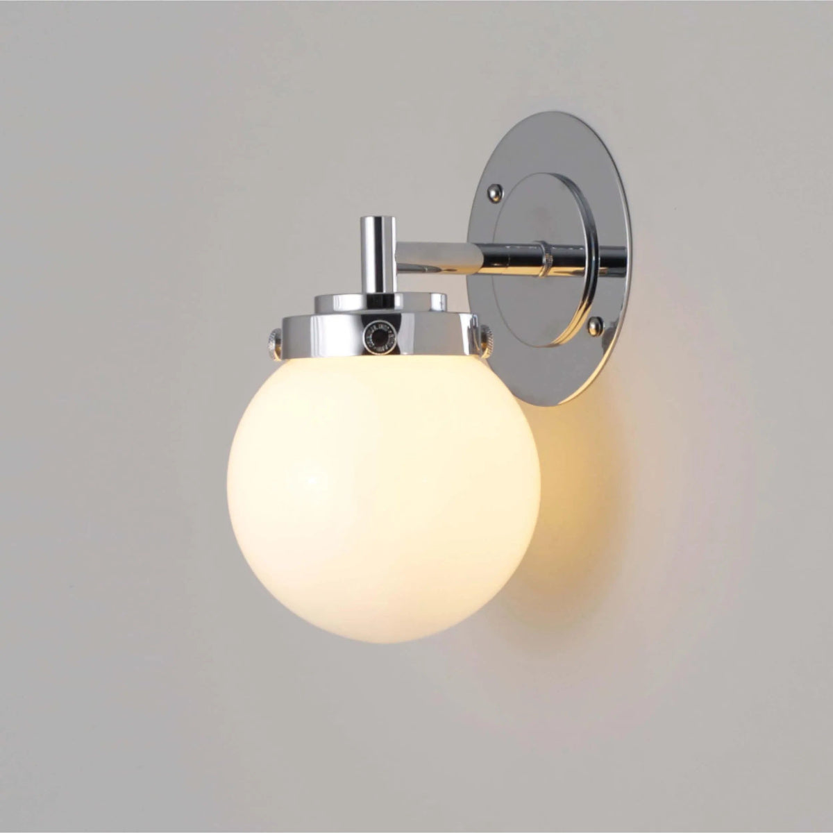 Original BTC - Mini Globe Wall Light - US-FW543/OP/CH | Montreal Lighting & Hardware