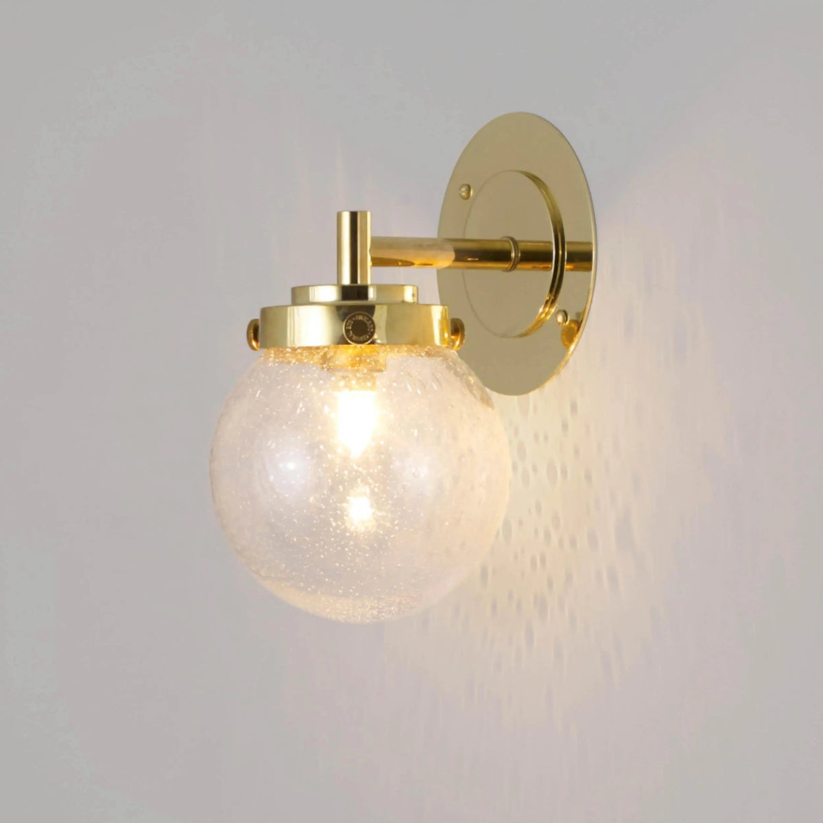 Original BTC - Mini Globe Wall Light - US-FW543/SE/BR | Montreal Lighting & Hardware