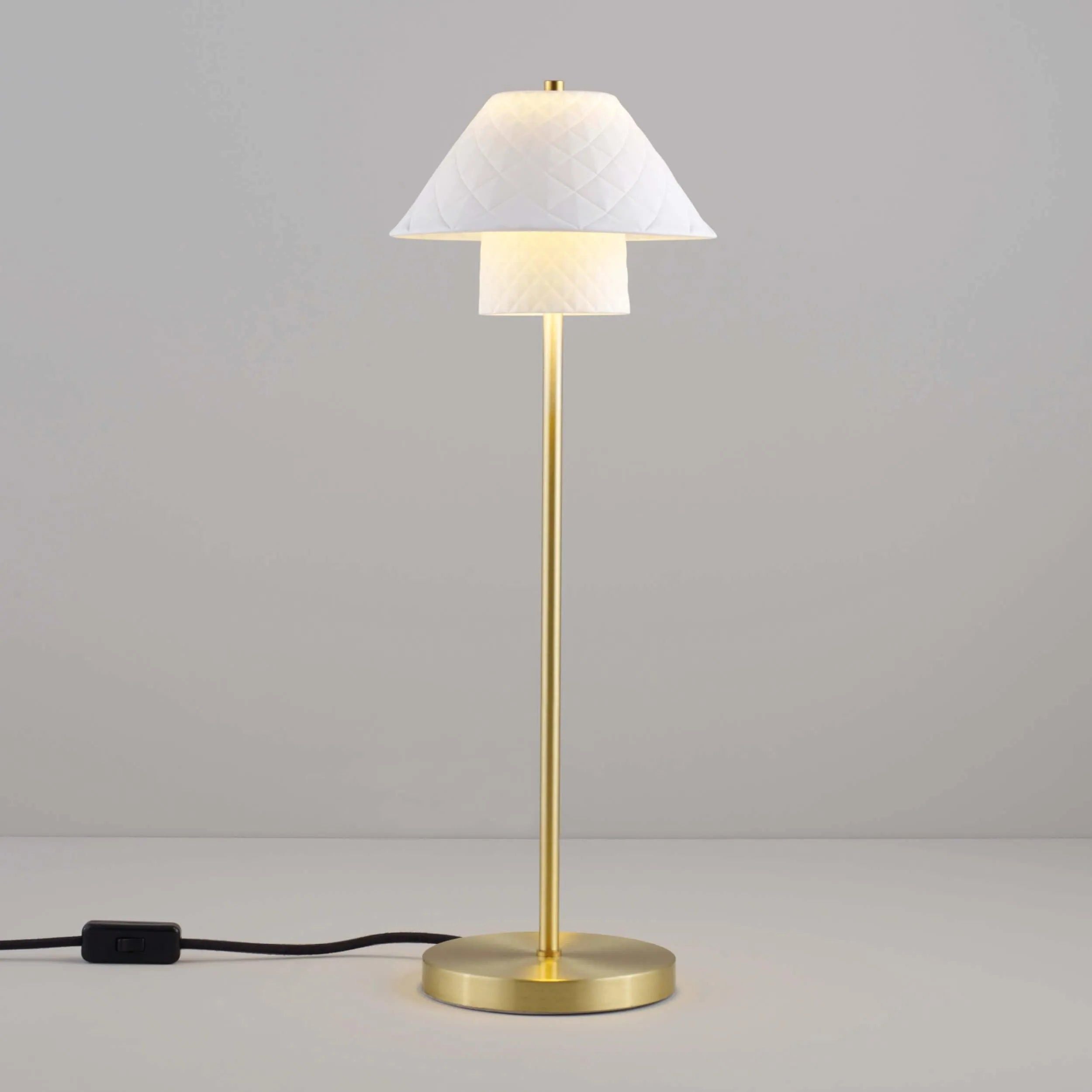 Original BTC - Oxford Double Table Light - US-FT620/BR | Montreal Lighting & Hardware