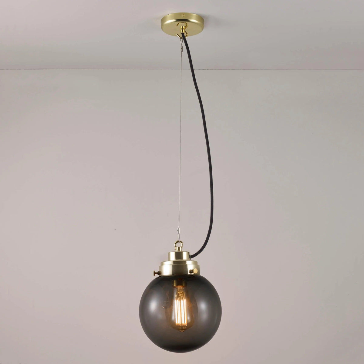 Original BTC - Small Globe Pendant - US-FP540AN/BR | Montreal Lighting & Hardware