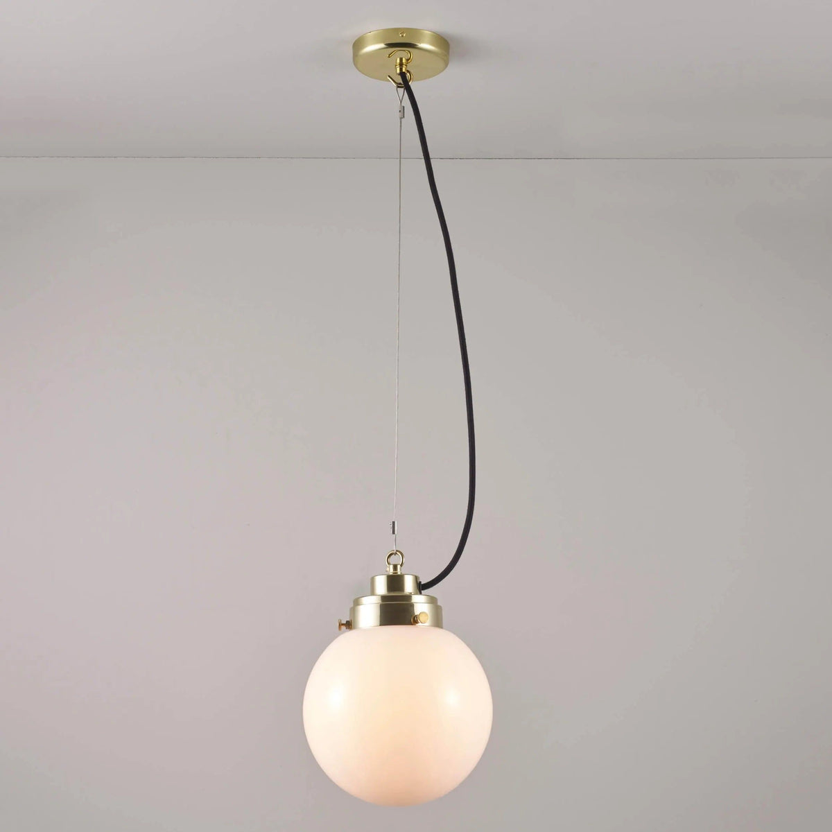 Original BTC - Small Globe Pendant - US-FP540OP/BR | Montreal Lighting & Hardware