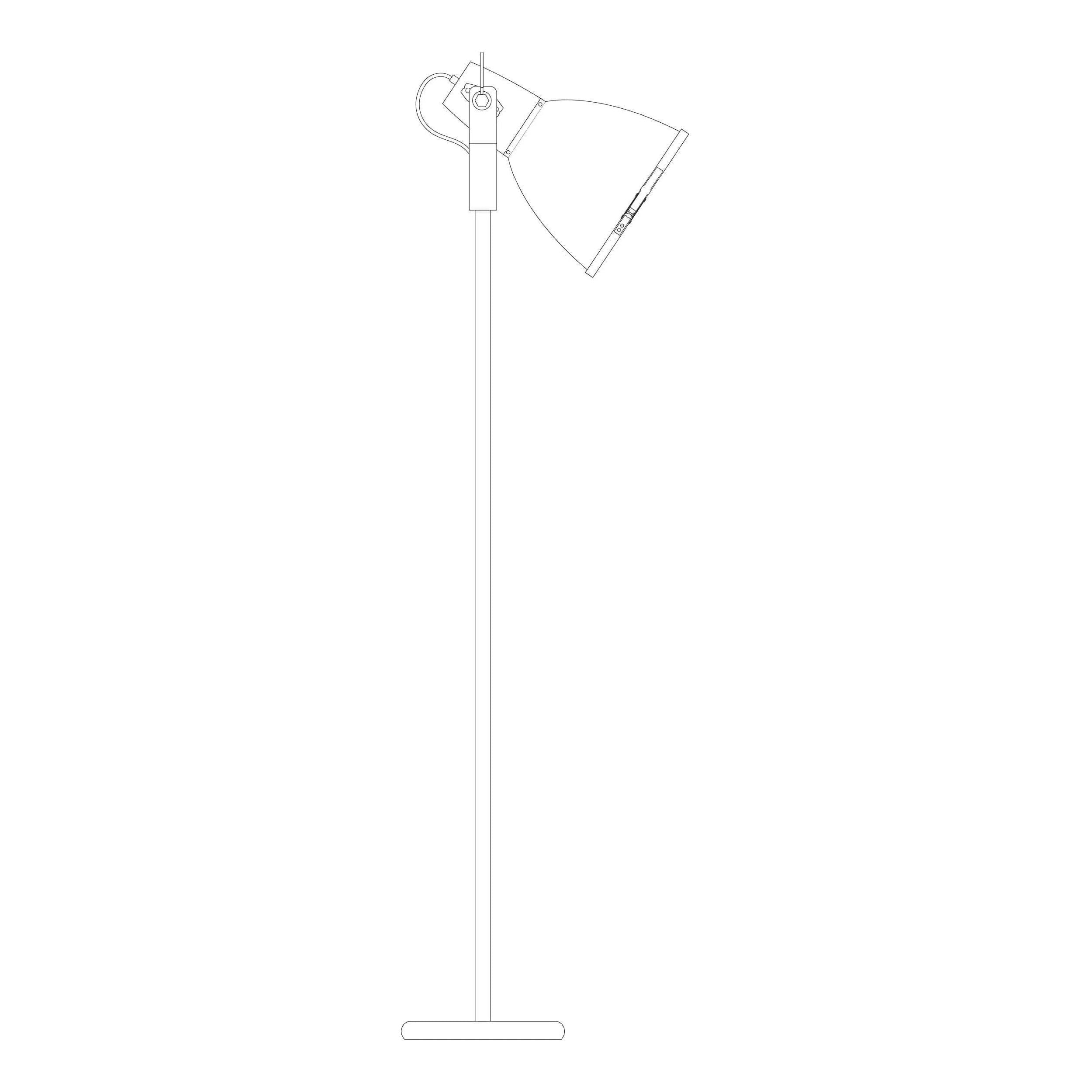 Original BTC - Stirrup 3 Floor Light - US-FF079K | Montreal Lighting & Hardware