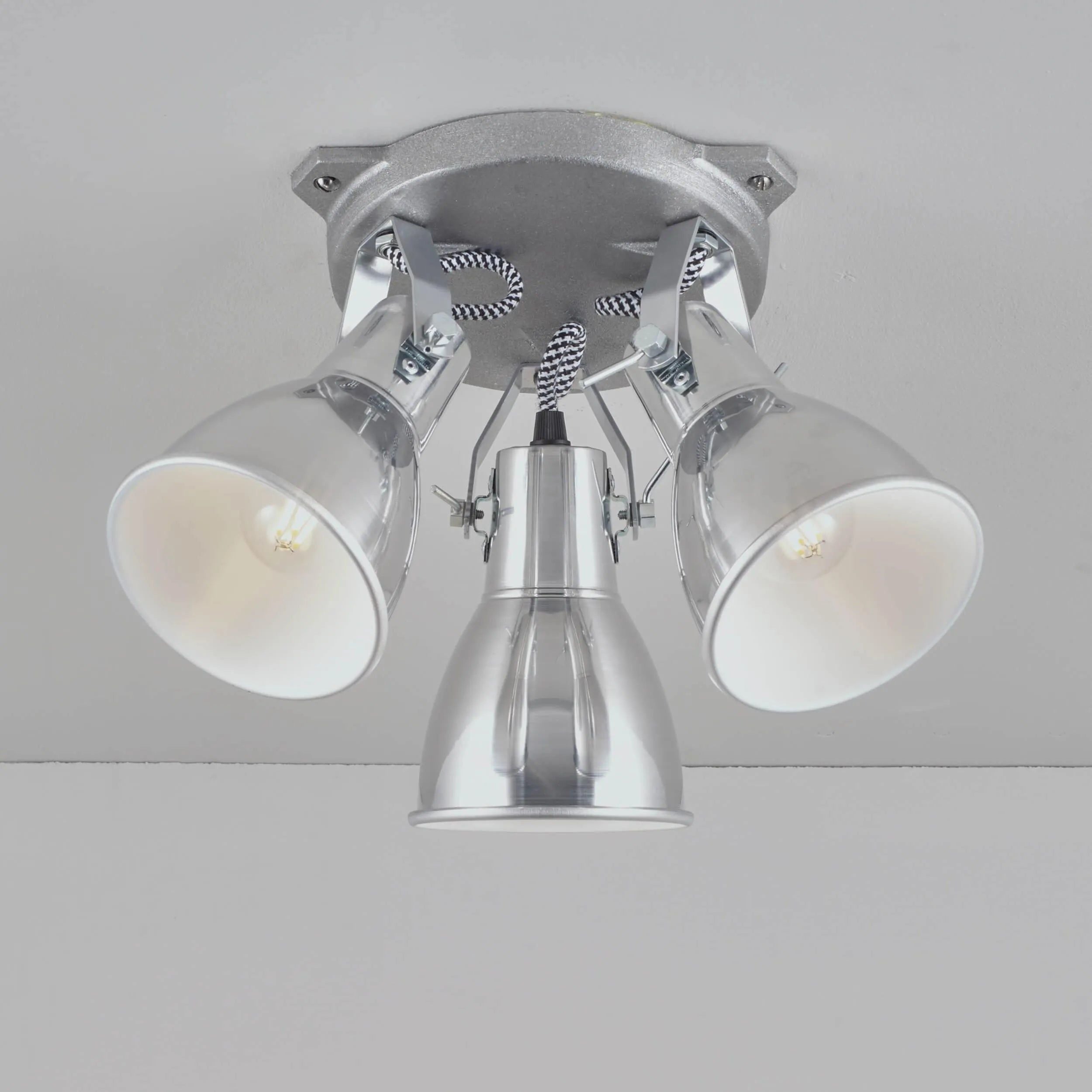 Original BTC - Stirrup Triple Ceiling Light - US-FC180AL | Montreal Lighting & Hardware