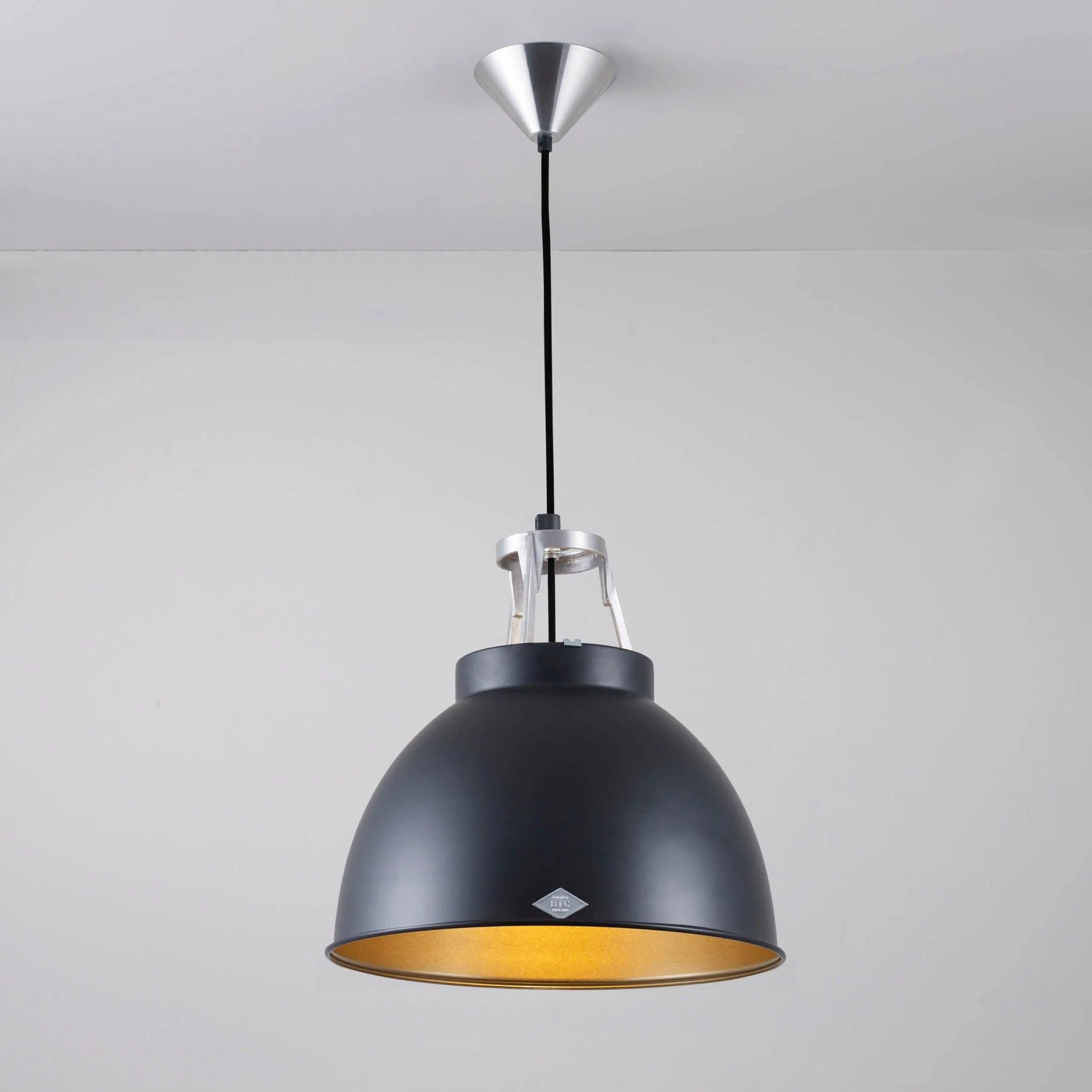 Original BTC - Titan Pendant - US-FP005K/BR | Montreal Lighting & Hardware