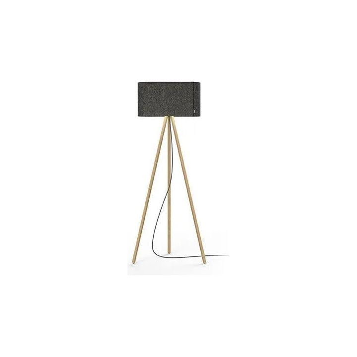 Pablo Designs - Belmont LED Floor Lamp - BELM FLR GPT/OAK | Montreal Lighting & Hardware