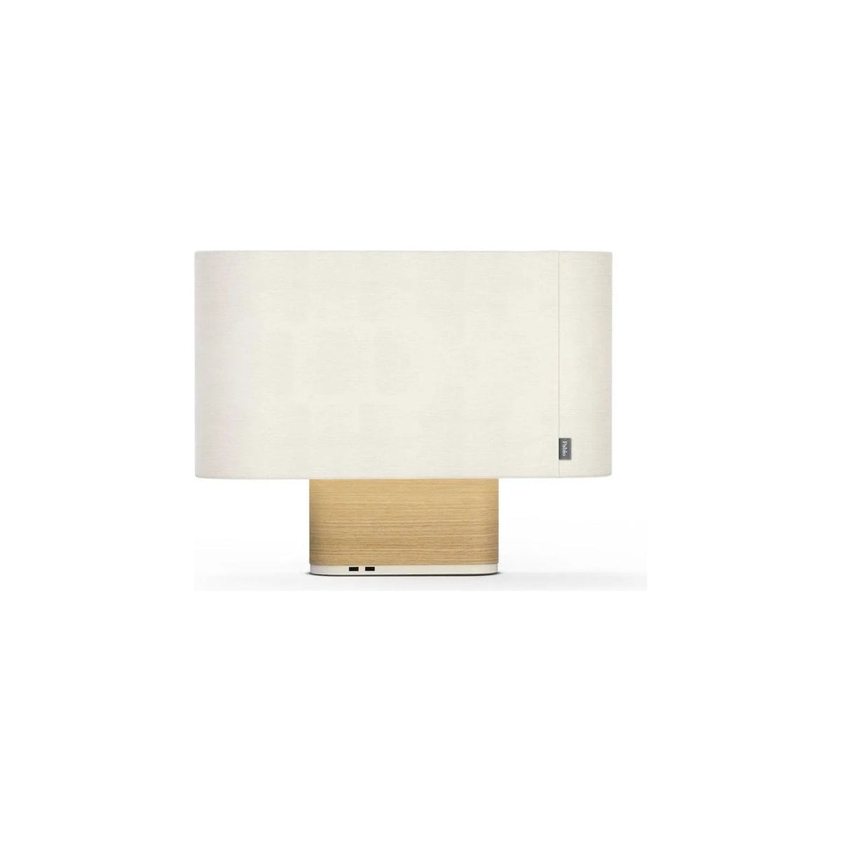 Pablo Designs - Belmont LED Table Lamp - BELM TBL WHT/OAK | Montreal Lighting & Hardware