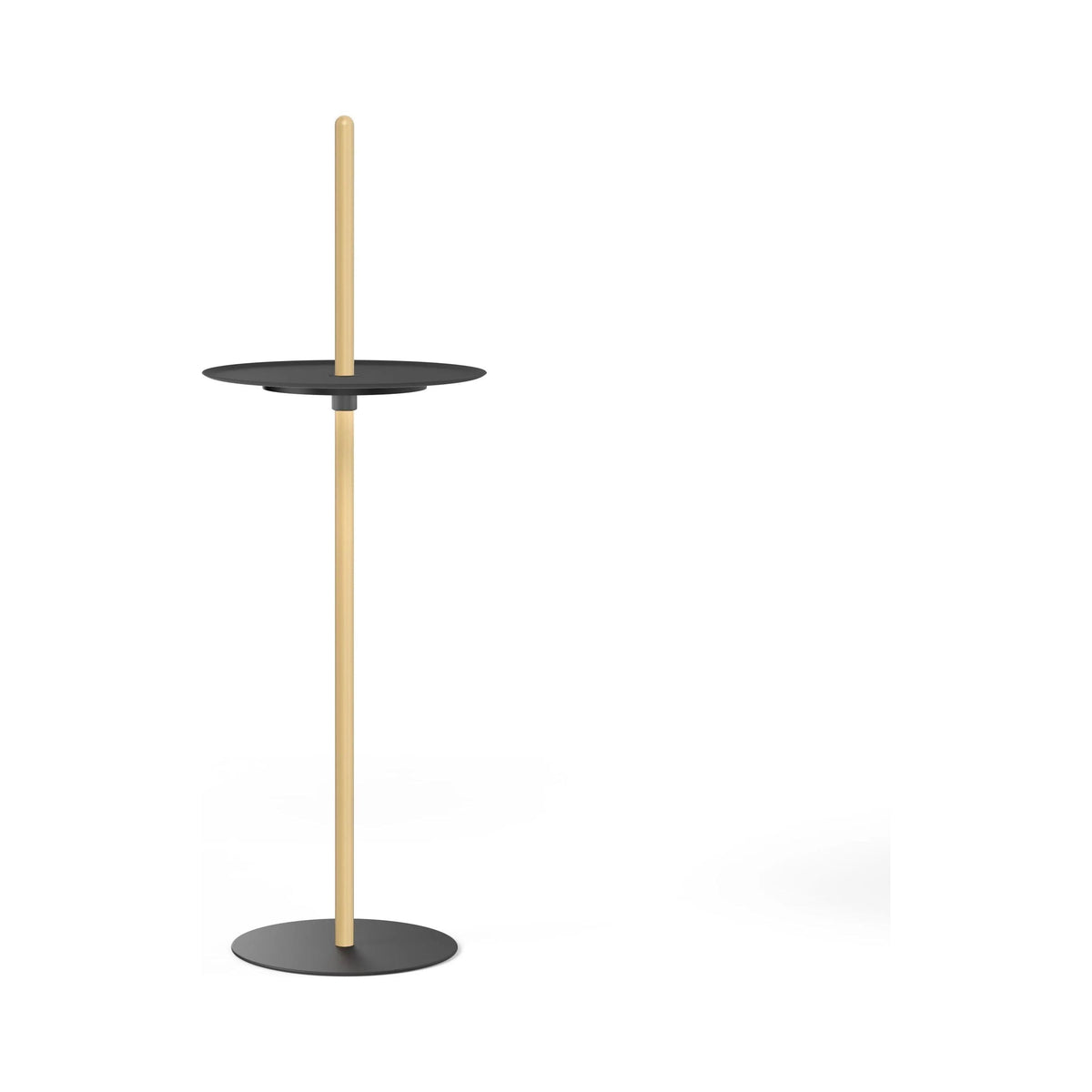 Pablo Designs - Nivél Pedestal - NIVE PED LRG OAK BLK | Montreal Lighting & Hardware