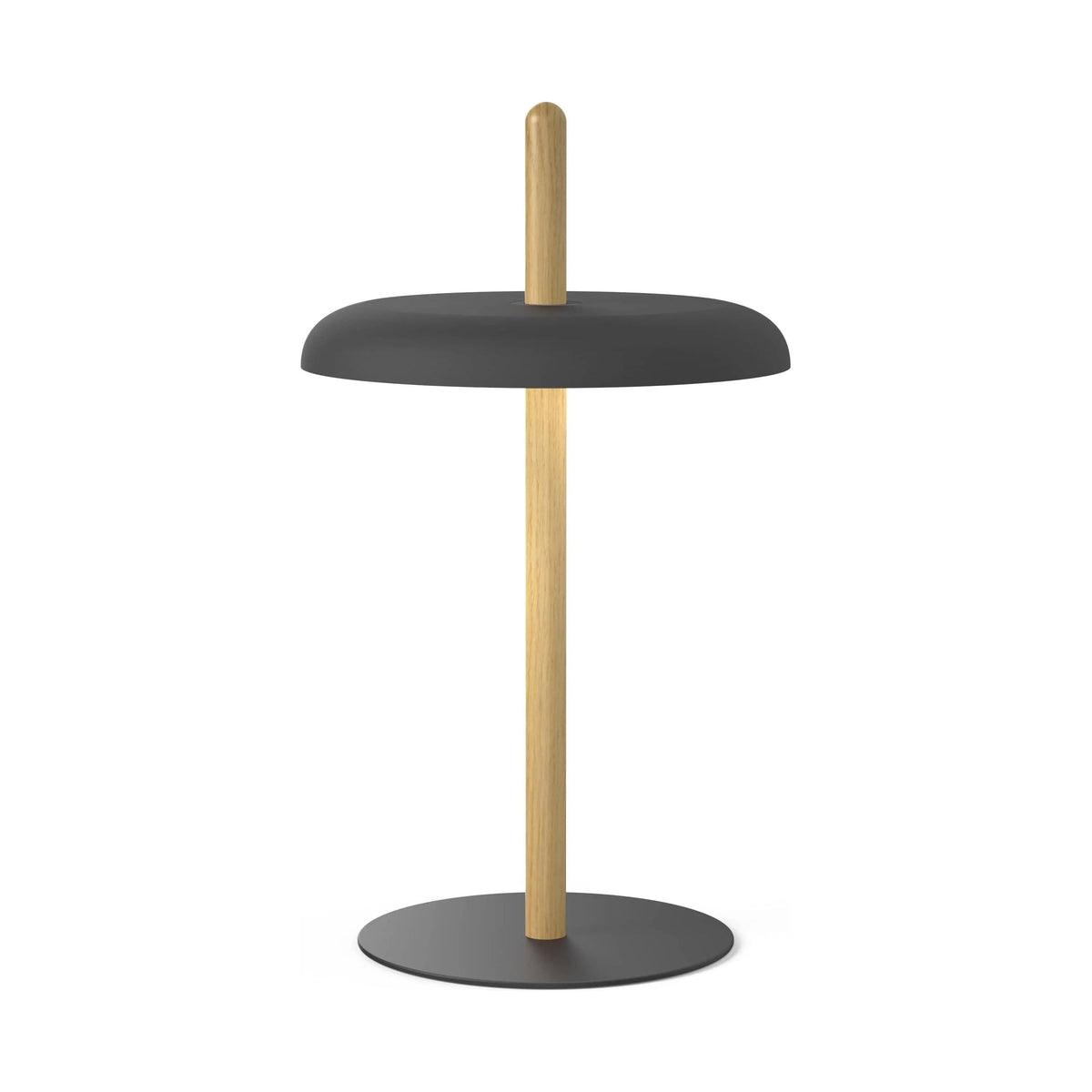 Pablo Designs - Nivél Table Lamp - NIVE TBL OAK BLK | Montreal Lighting & Hardware