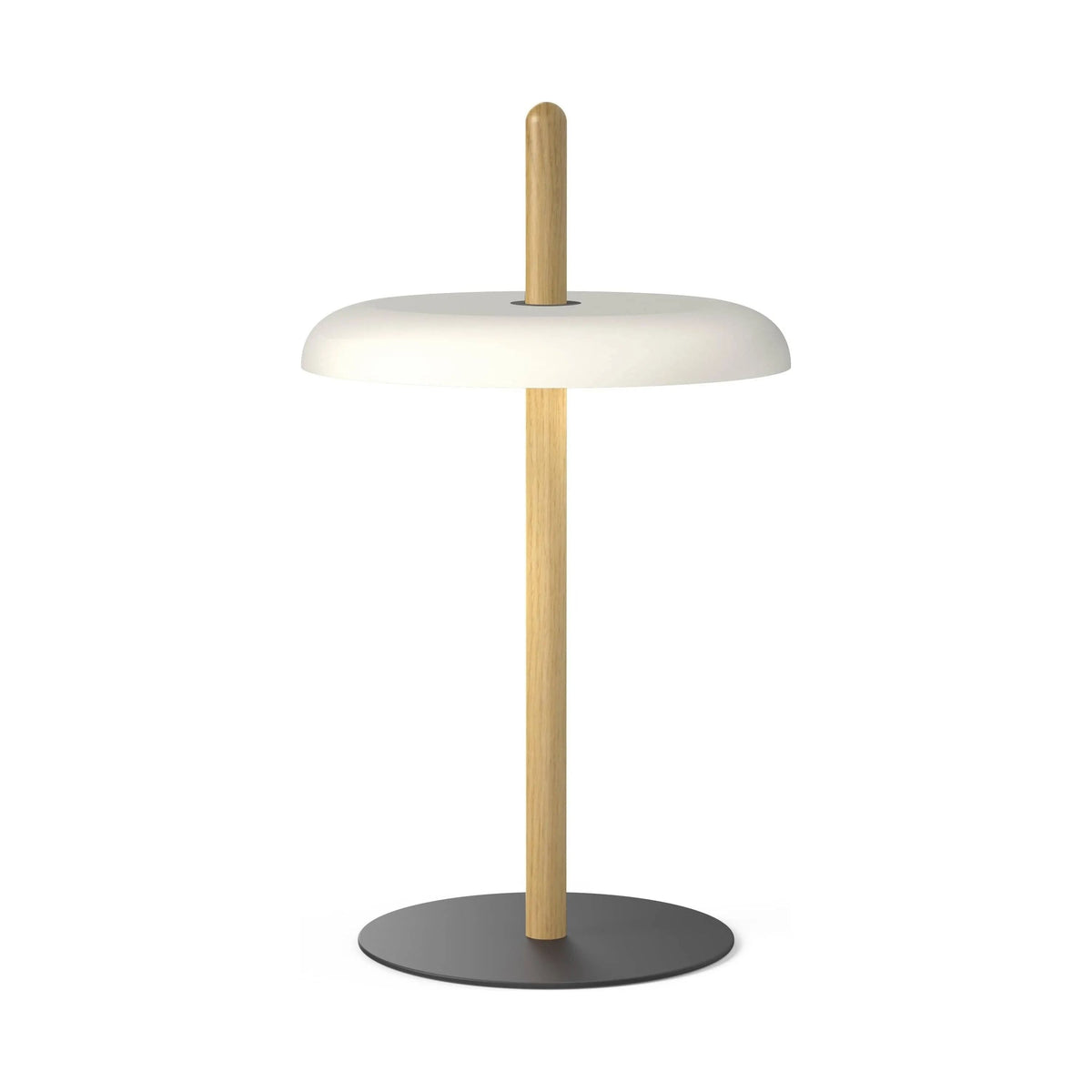 Pablo Designs - Nivél Table Lamp - NIVE TBL OAK WHT | Montreal Lighting & Hardware