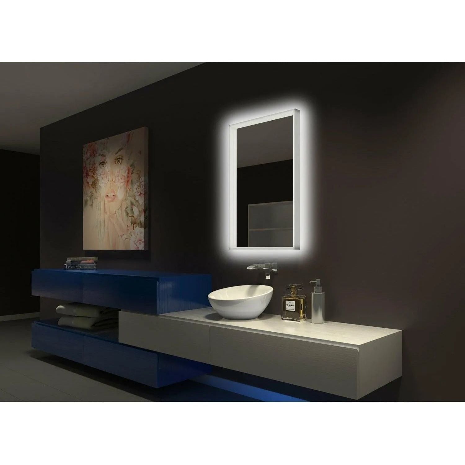 Paris Mirror - Acrylic LED Mirror - ACRYX24363000 | Montreal Lighting & Hardware