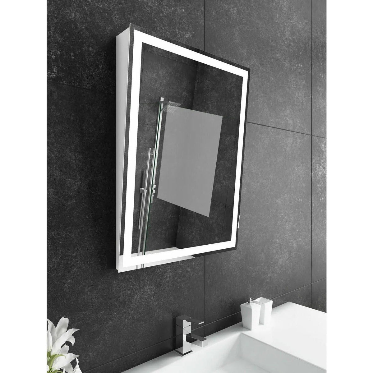 Paris Mirror - Adira LED Mirror - ADIRX24323000-WHT | Montreal Lighting & Hardware