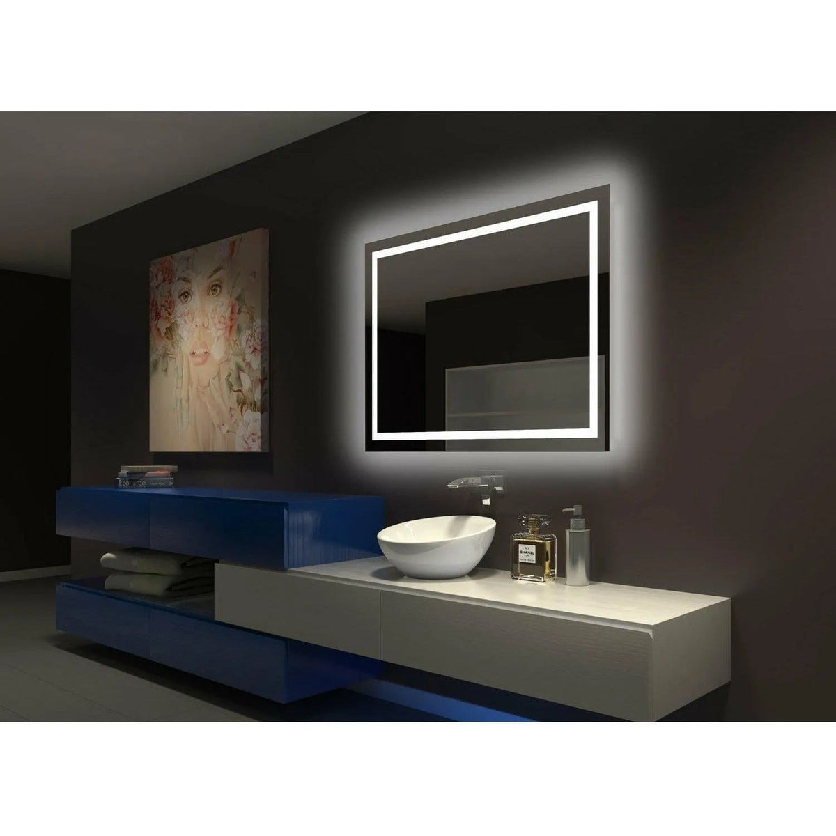 Paris Mirror - Backlit Harmony LED Mirror - BHARM48353000 | Montreal Lighting & Hardware