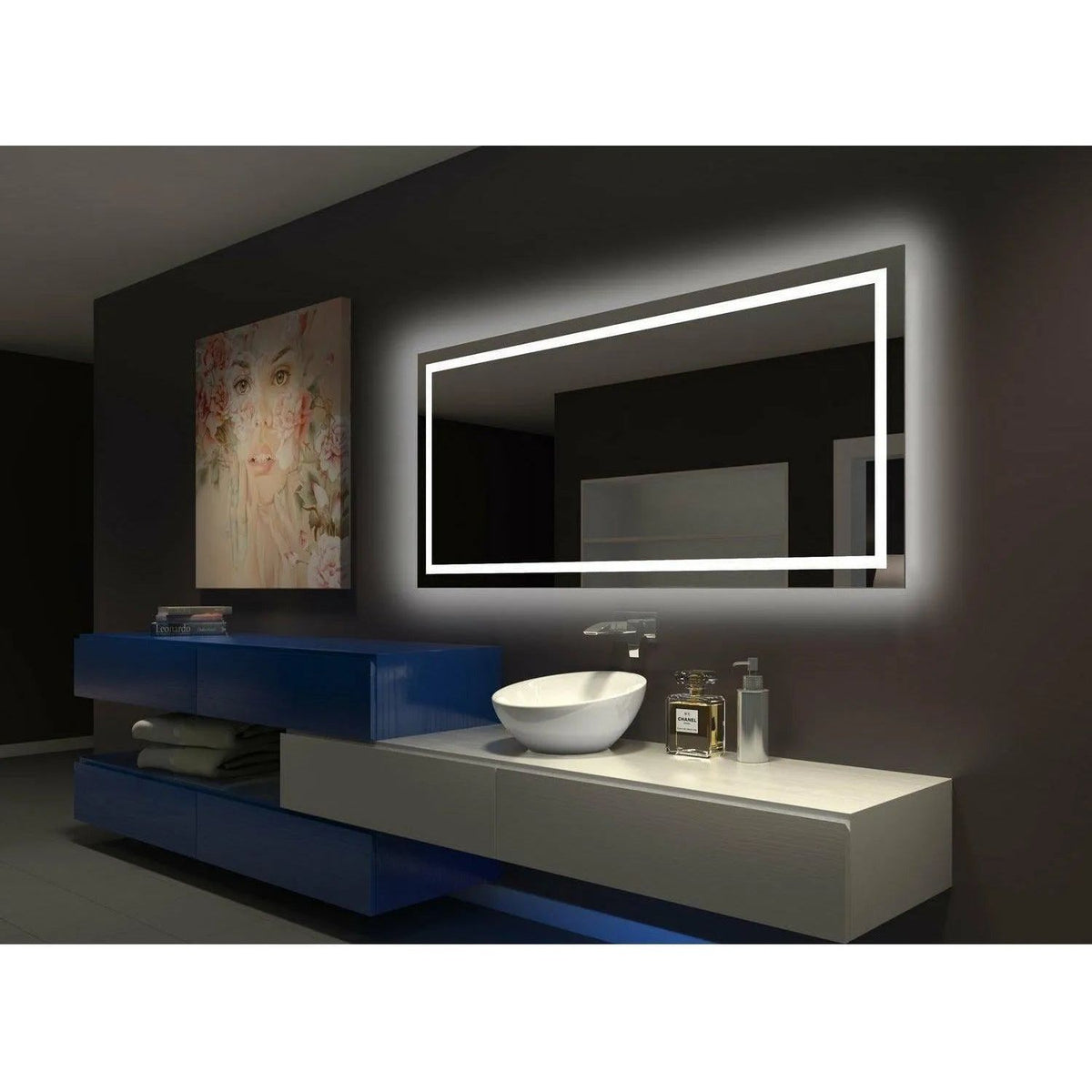 Paris Mirror - Backlit Harmony LED Mirror - BHARM70323000 | Montreal Lighting & Hardware