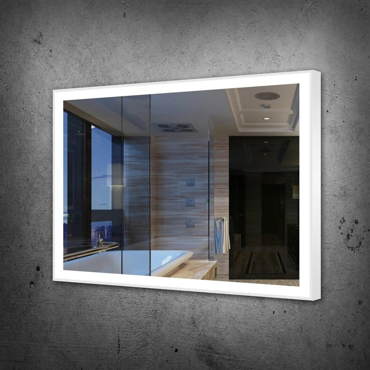 Paris Mirror - Chic LED Mirror - CHICX48353000-WHT | Montreal Lighting & Hardware