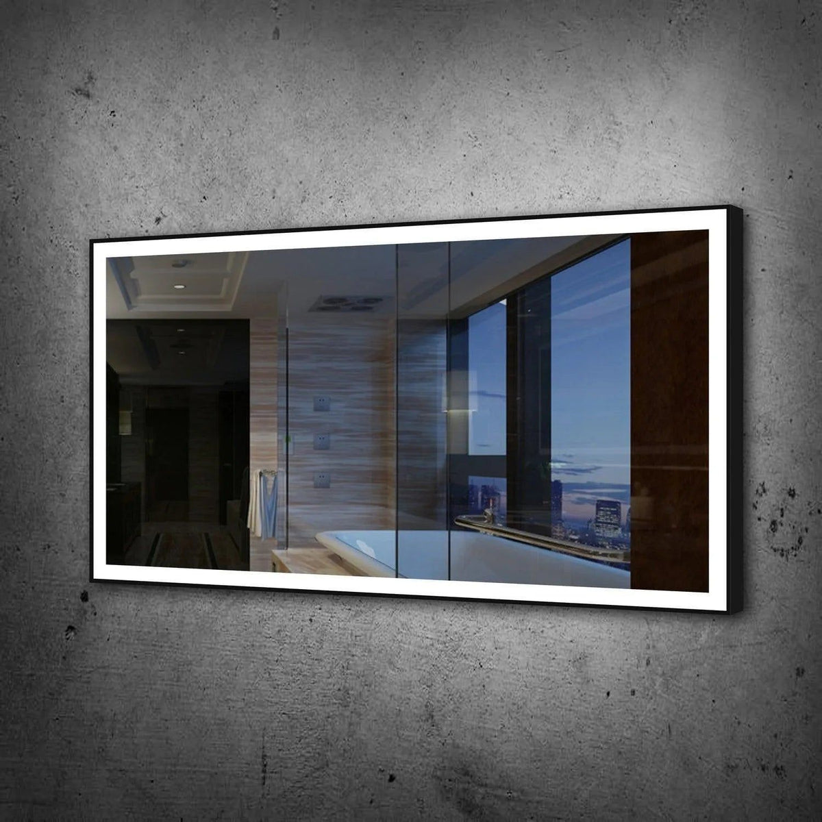 Paris Mirror - Chic LED Mirror - CHICX60323000-BLK | Montreal Lighting & Hardware