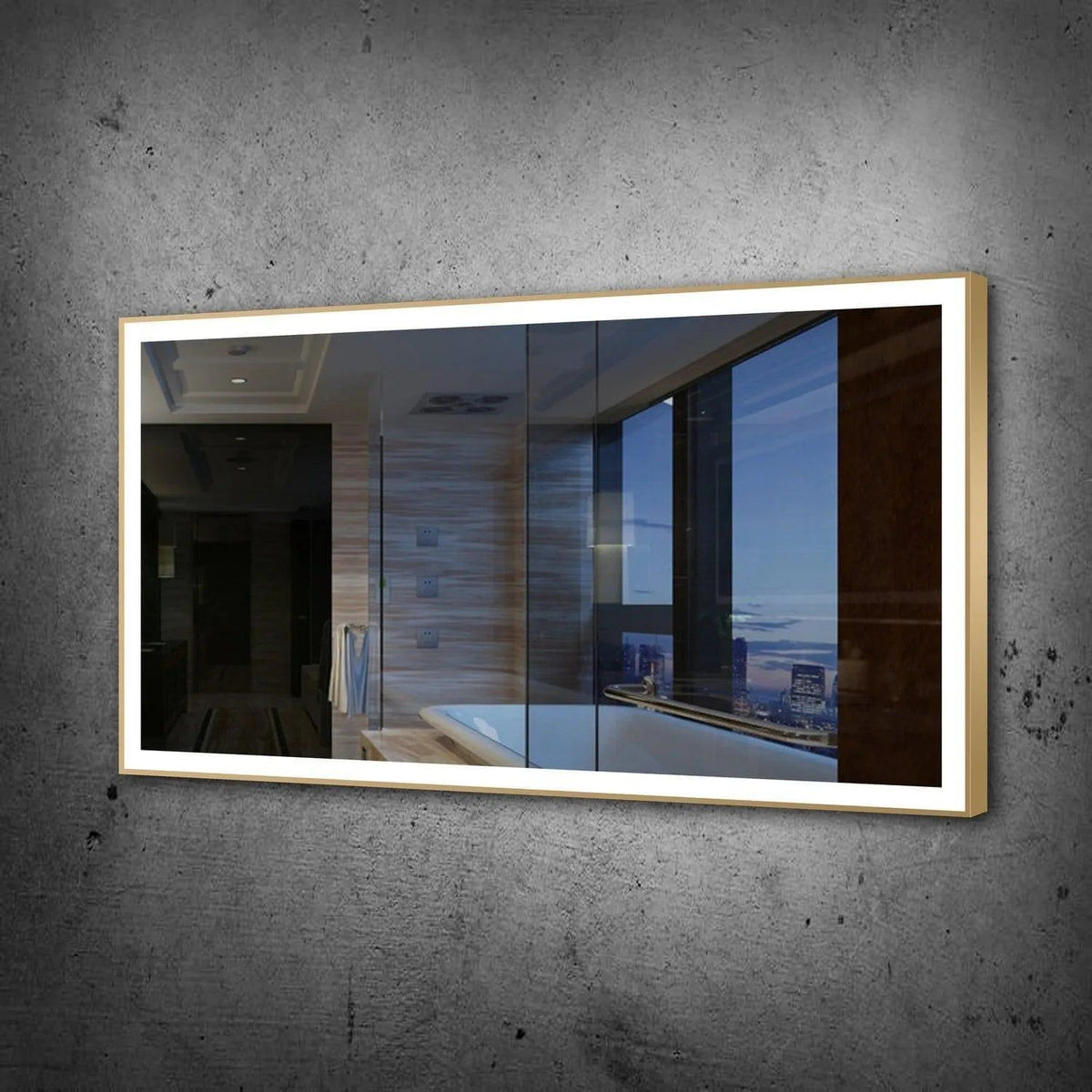 Paris Mirror - Chic LED Mirror - CHICX60323000-GLD | Montreal Lighting & Hardware