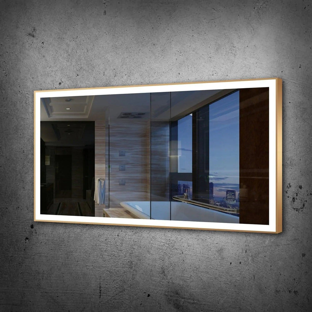 Paris Mirror - Chic LED Mirror - CHICX60326000-BRZ | Montreal Lighting & Hardware