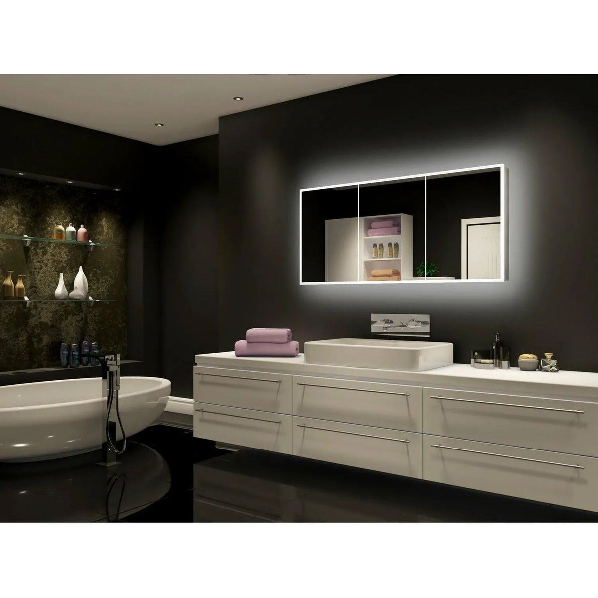 Paris Mirror - Galaxy Cabinet LED Mirror - CGALA60286000 | Montreal Lighting & Hardware