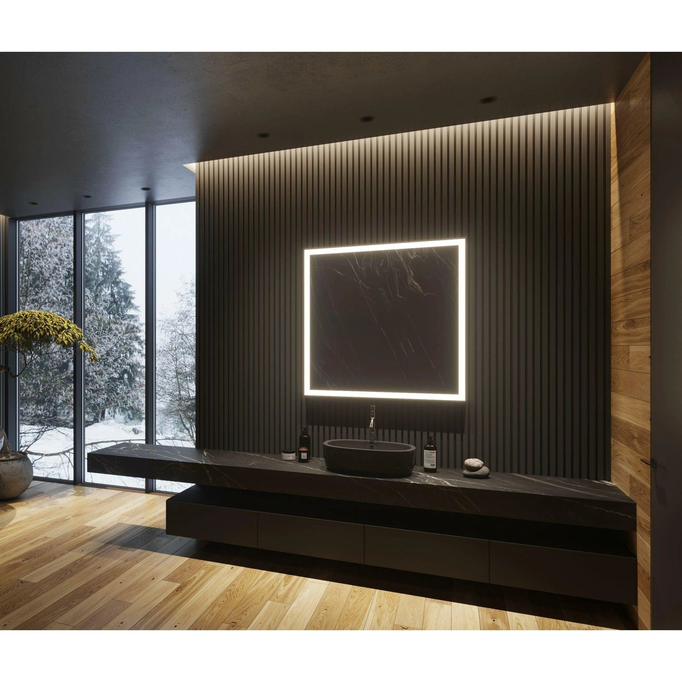 Paris Mirror - Galaxy LED Mirror - GALAX36363000 | Montreal Lighting & Hardware