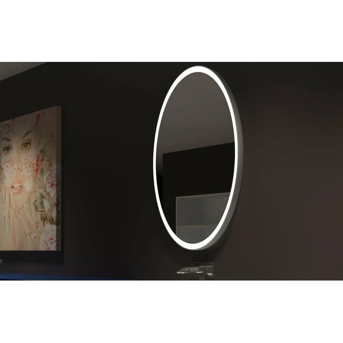 Paris Mirror - Galaxy Oval LED Mirror - GALAO30483000 | Montreal Lighting & Hardware