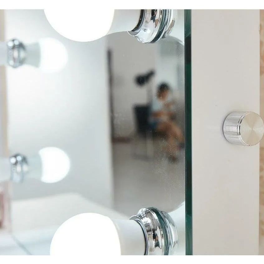 Paris Mirror - Hollywood Grace LED Mirror - HGRAC20263000-WHT | Montreal Lighting & Hardware