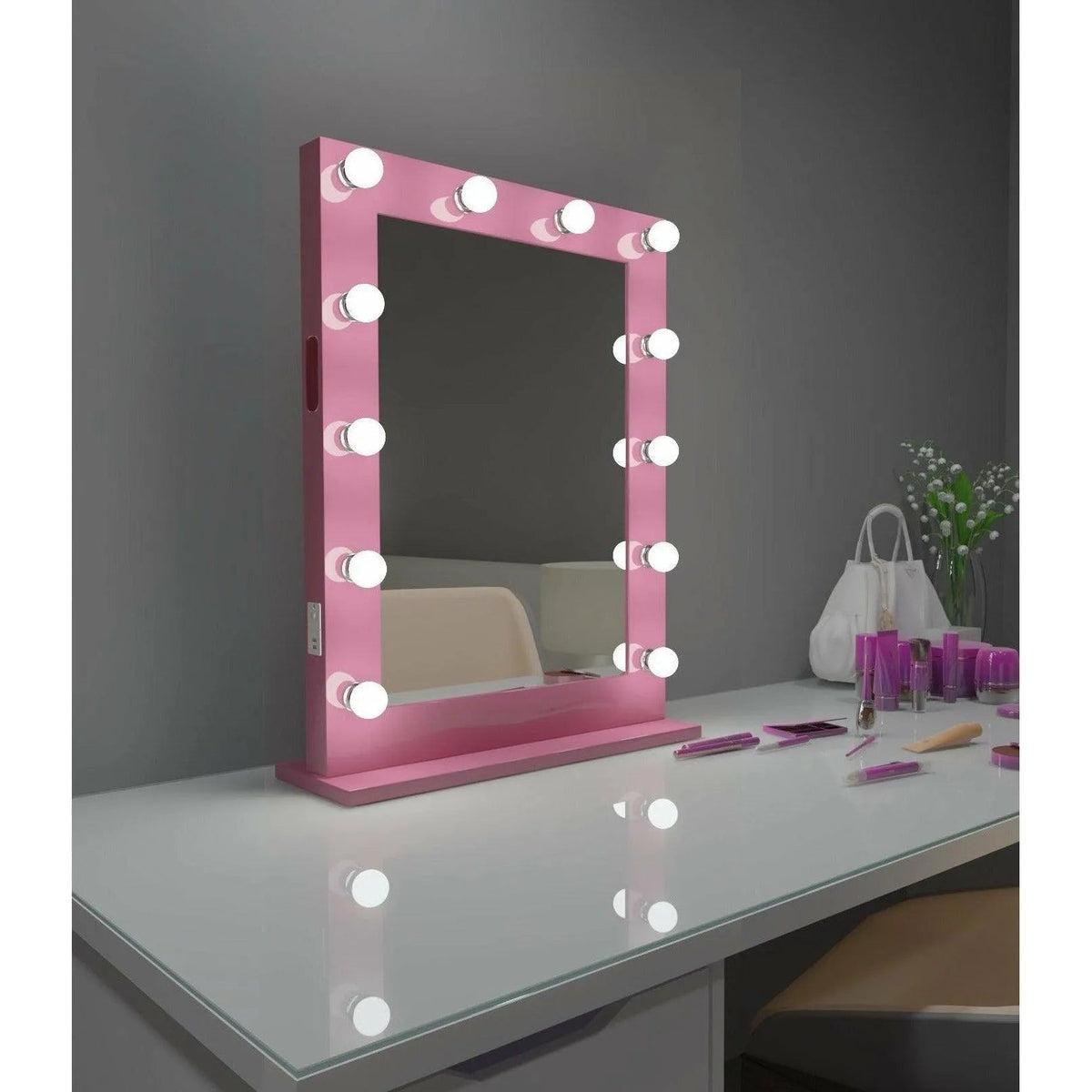 Paris Mirror - Hollywood Marilyn LED Mirror - HMARI20263000-BLK | Montreal Lighting & Hardware