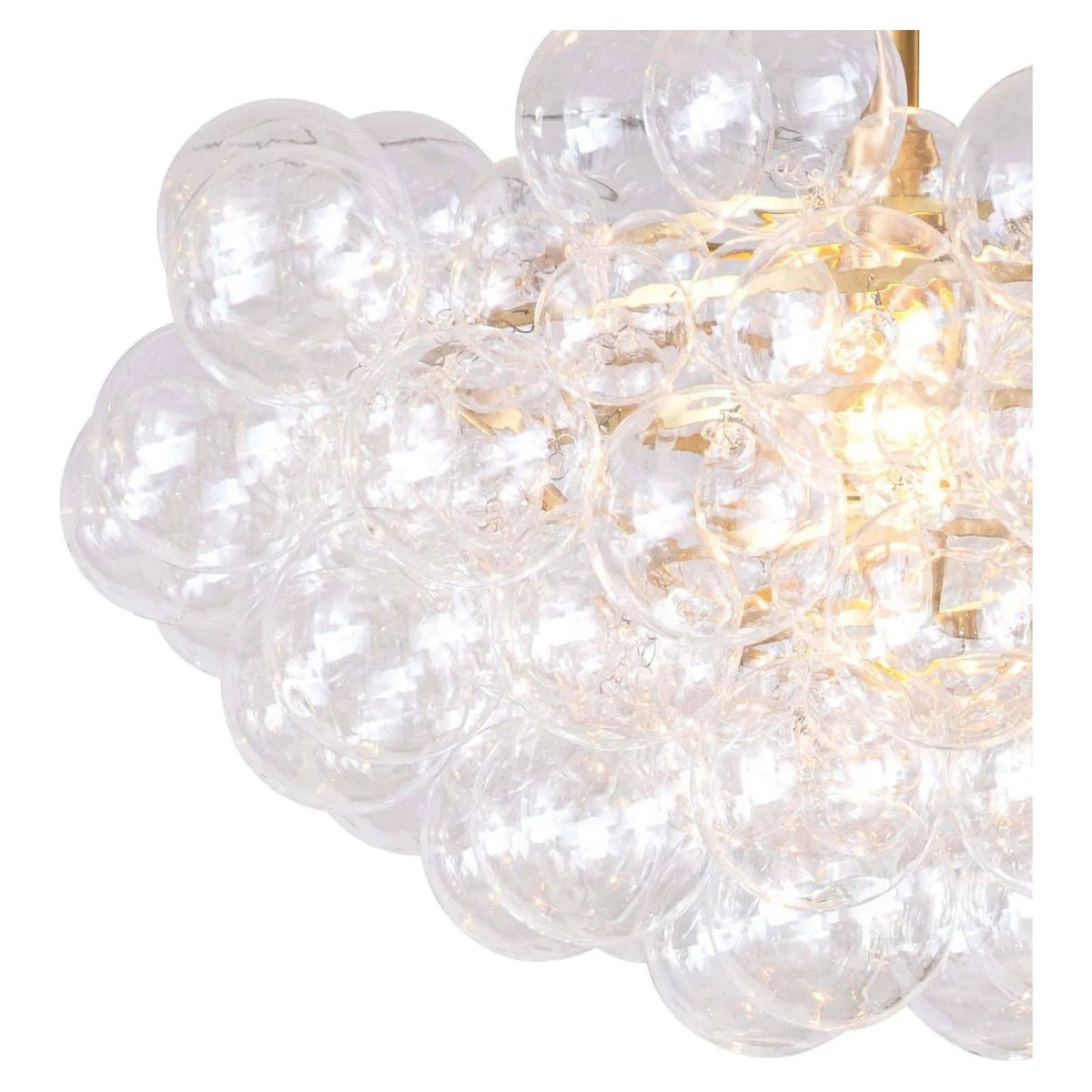 Regina Andrew - Bubbles Chandelier Natural Brass - 16-1044NB | Montreal Lighting & Hardware