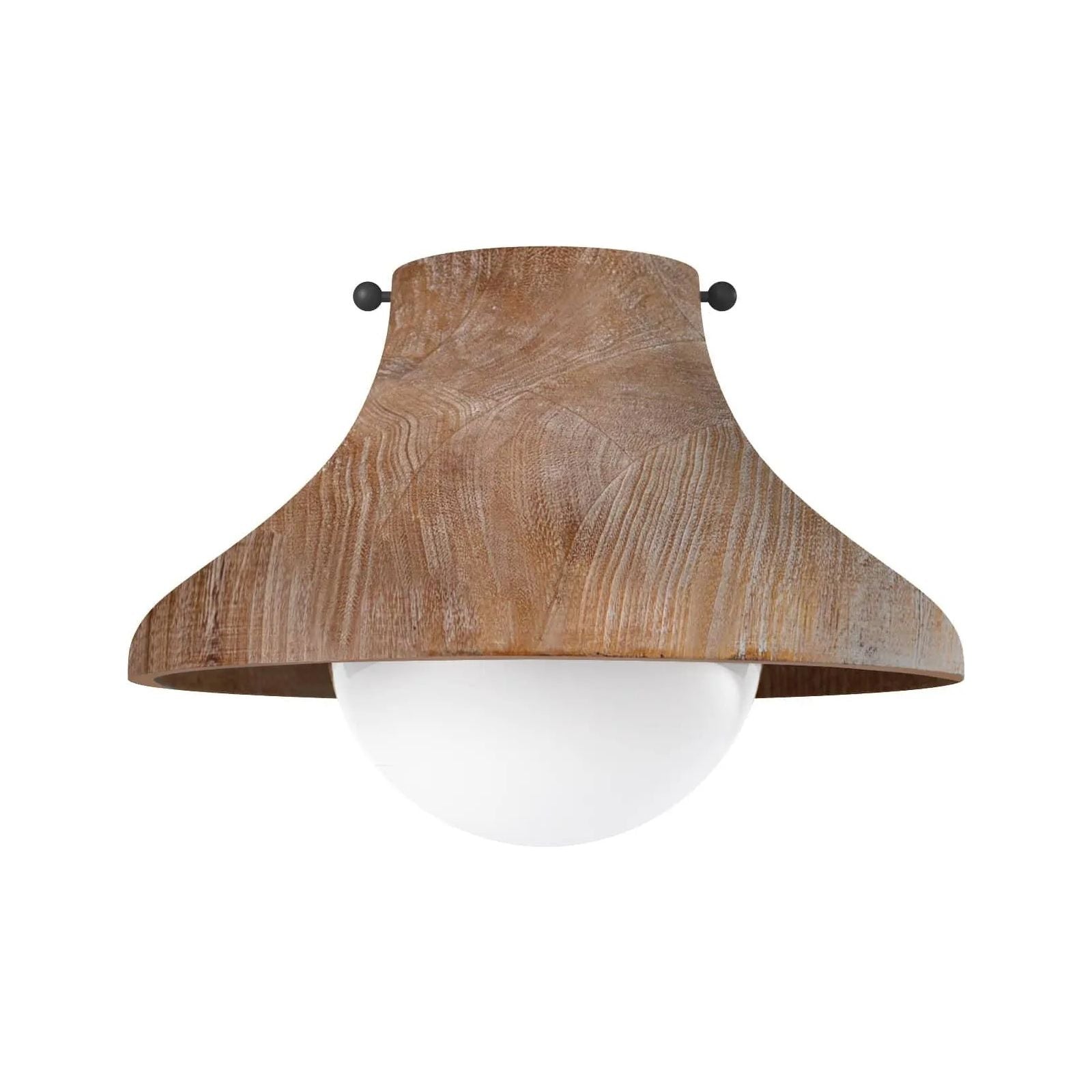 Regina Andrew - Coastal Living Surfside Wood Flush Mount - 16-1347NAT | Montreal Lighting & Hardware