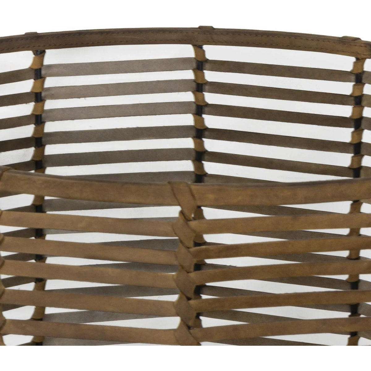 Regina Andrew - Finn Leather Basket - 20-1517 | Montreal Lighting & Hardware