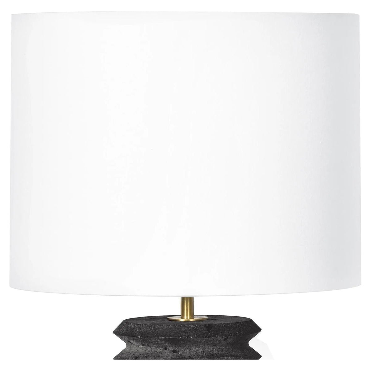 Regina Andrew - Noir Column Travertine Lamp - 13-1587 | Montreal Lighting & Hardware