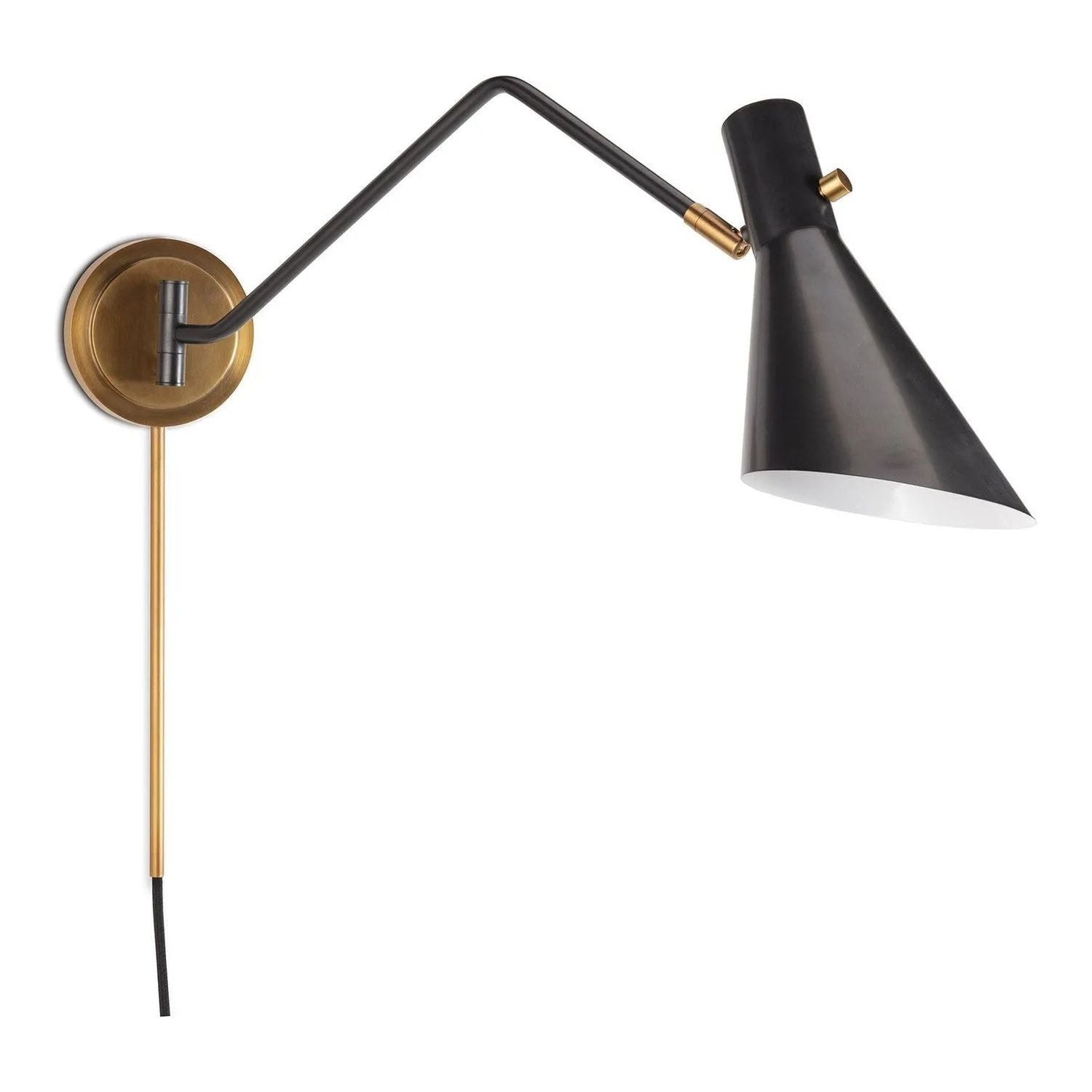 Regina Andrew - Spyder Single Arm Sconce - 15-1182BBNB | Montreal Lighting & Hardware