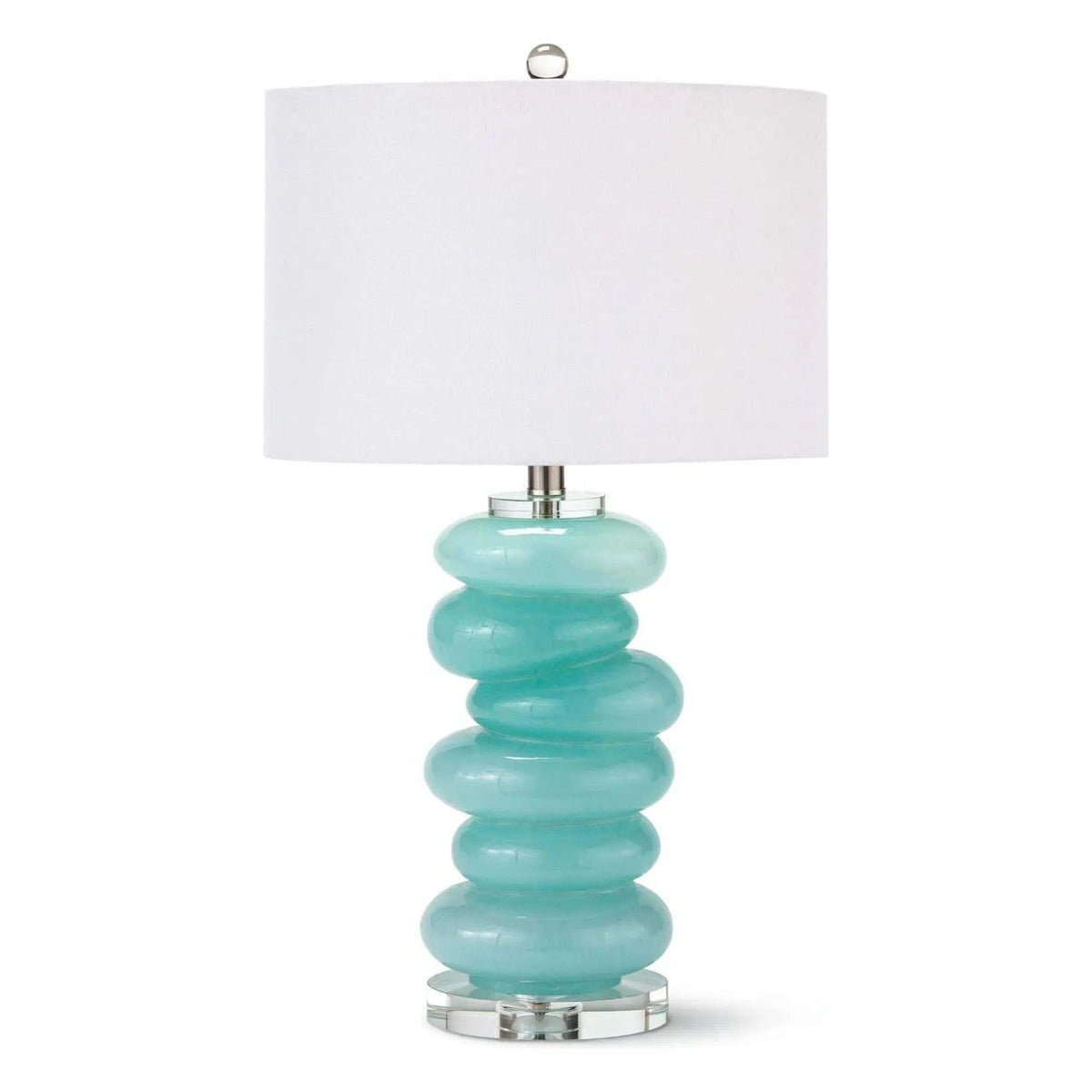 Regina Andrew - Stacked Pebble Glass Table Lamp - 13-1510 | Montreal Lighting & Hardware