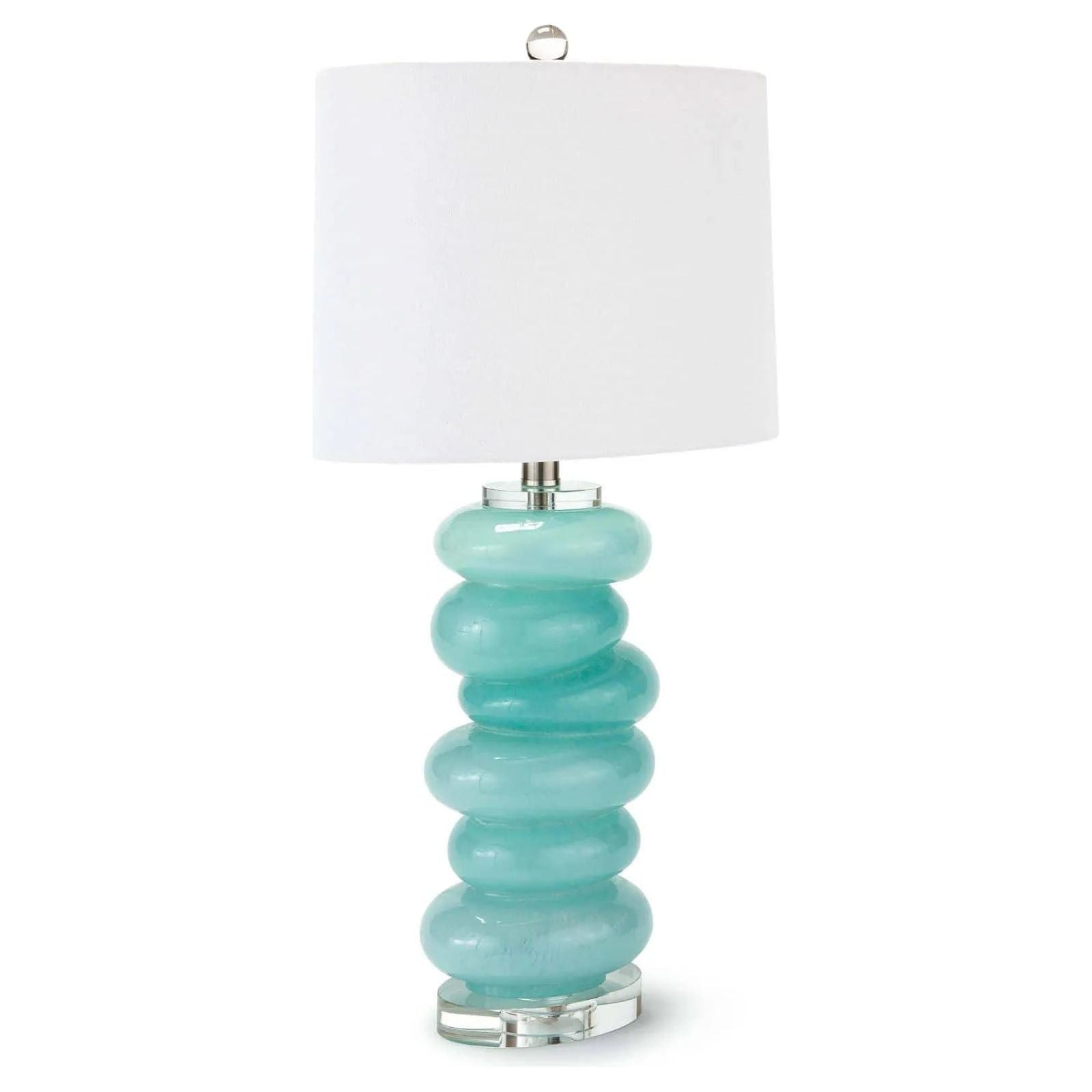 Regina Andrew - Stacked Pebble Glass Table Lamp - 13-1510 | Montreal Lighting & Hardware