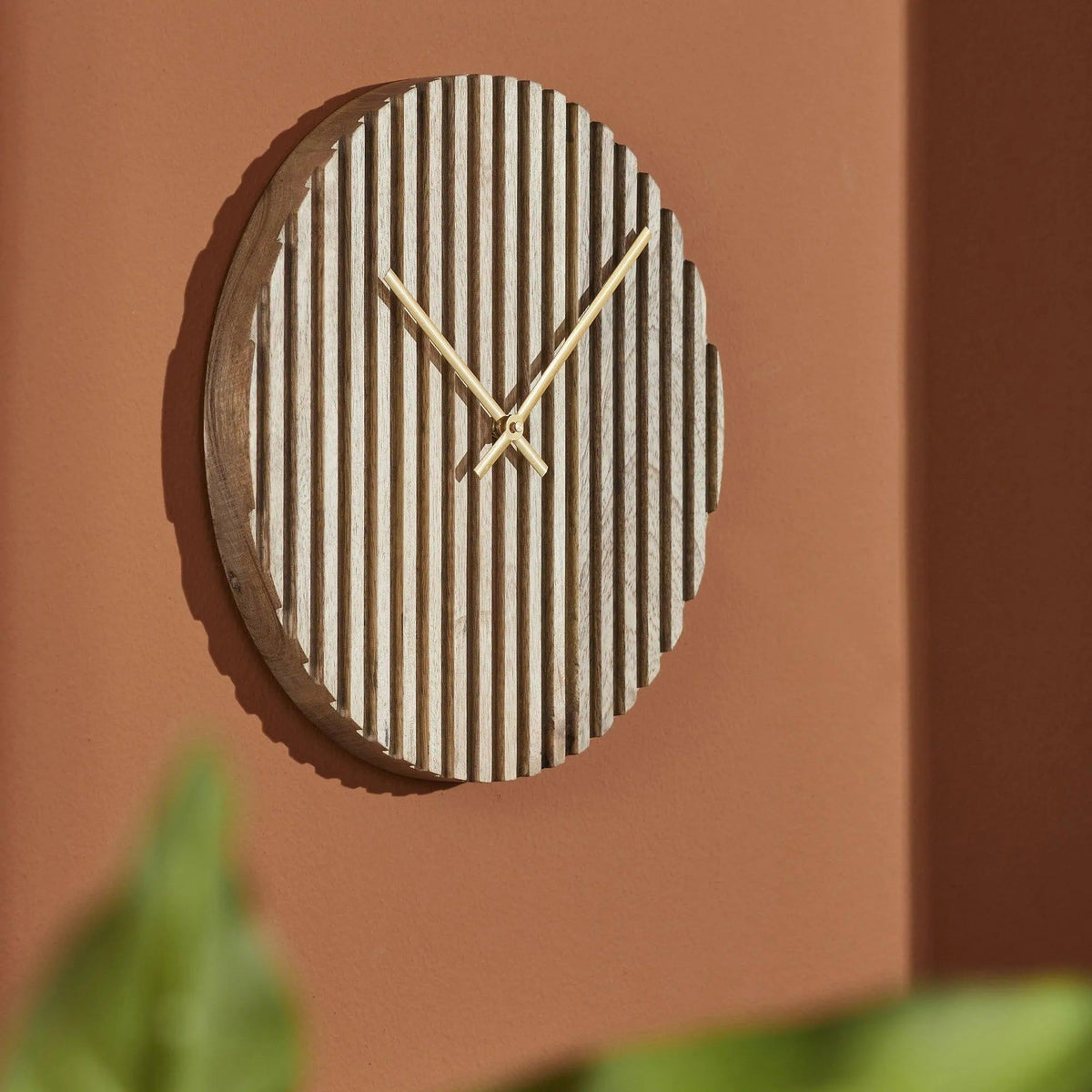 Renwil - Yalina Wall Clock With Lazer Cut - CL252 | Montreal Lighting & Hardware