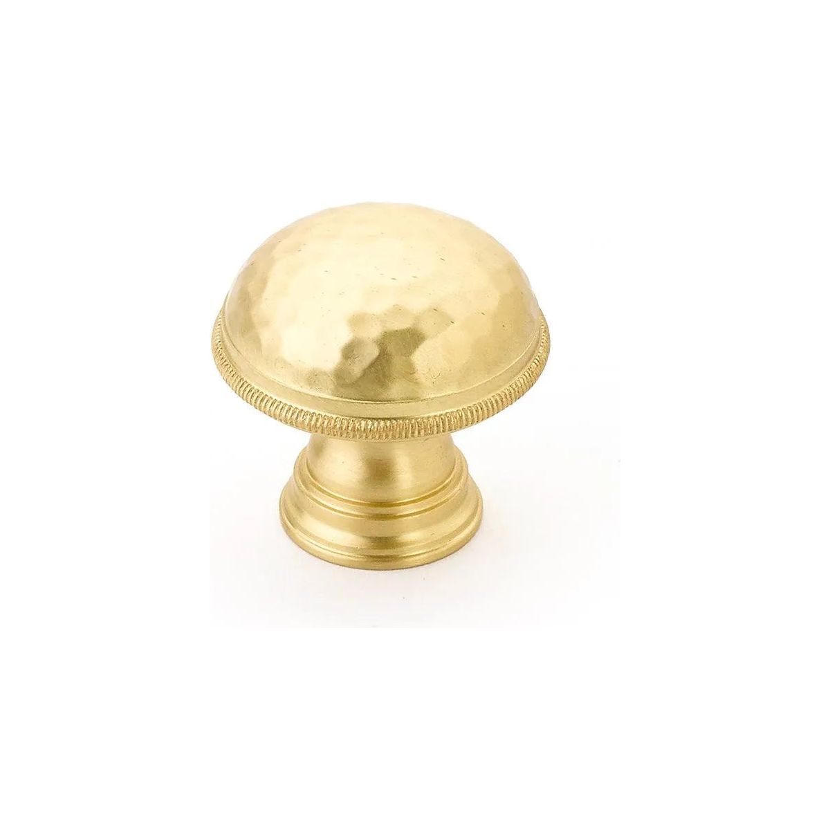 Schaub - Atherton Knurled Edge Hammered Knob - 571-SB | Montreal Lighting & Hardware