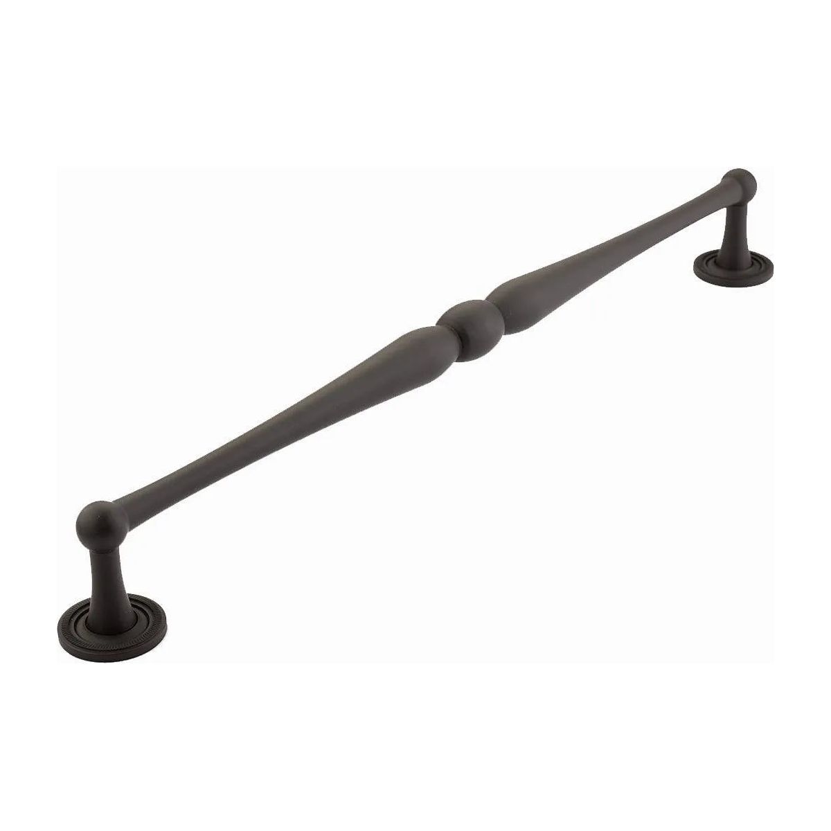 Schaub - Atherton Knurled Footplates Appliance Pull - 578-10B | Montreal Lighting & Hardware