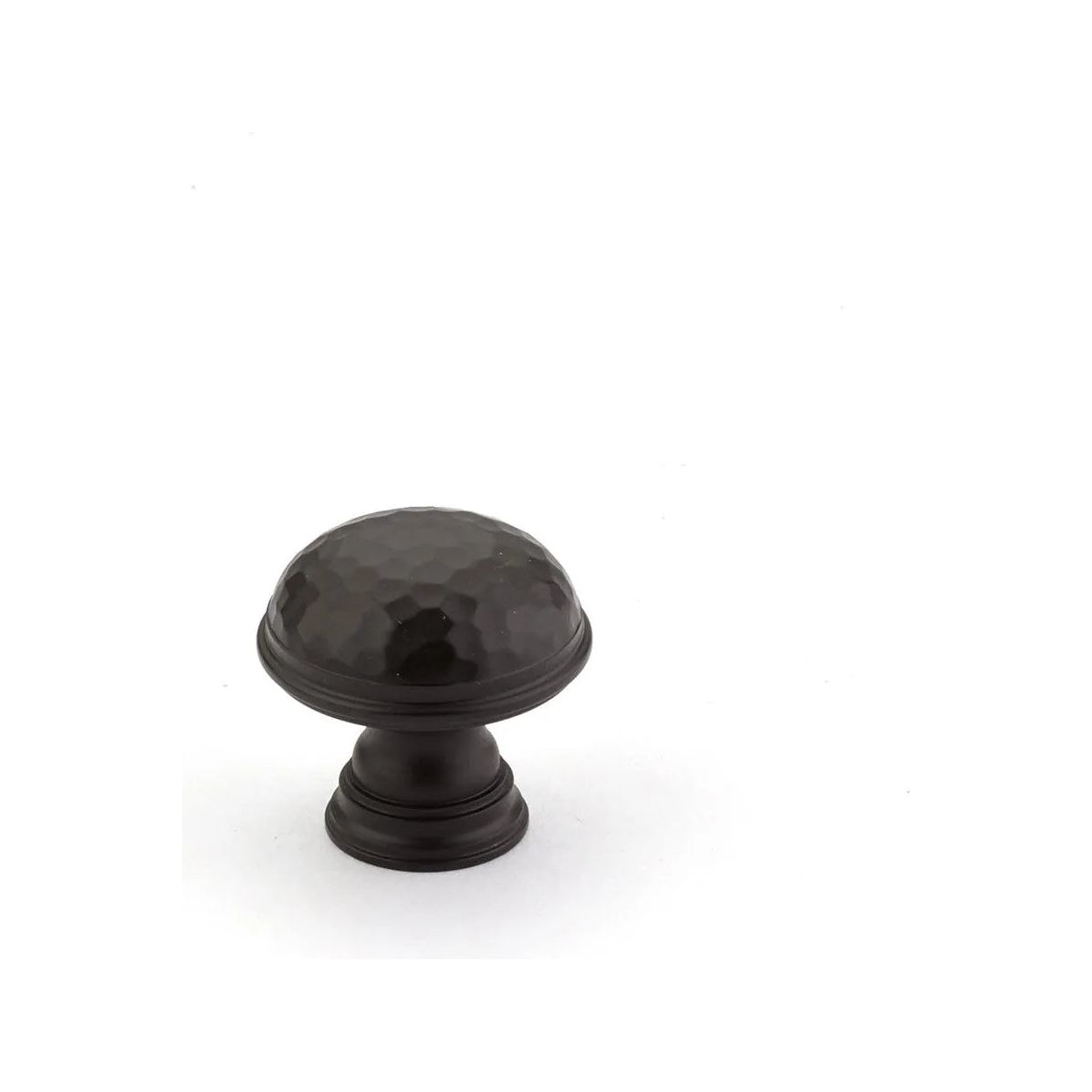 Schaub - Atherton Plain Edge Hammered Knob - 570-10B | Montreal Lighting & Hardware