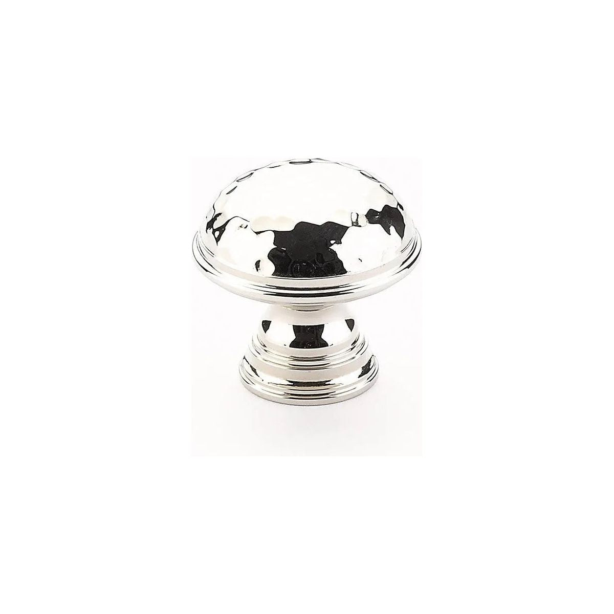 Schaub - Atherton Plain Edge Hammered Knob - 570-PN | Montreal Lighting & Hardware